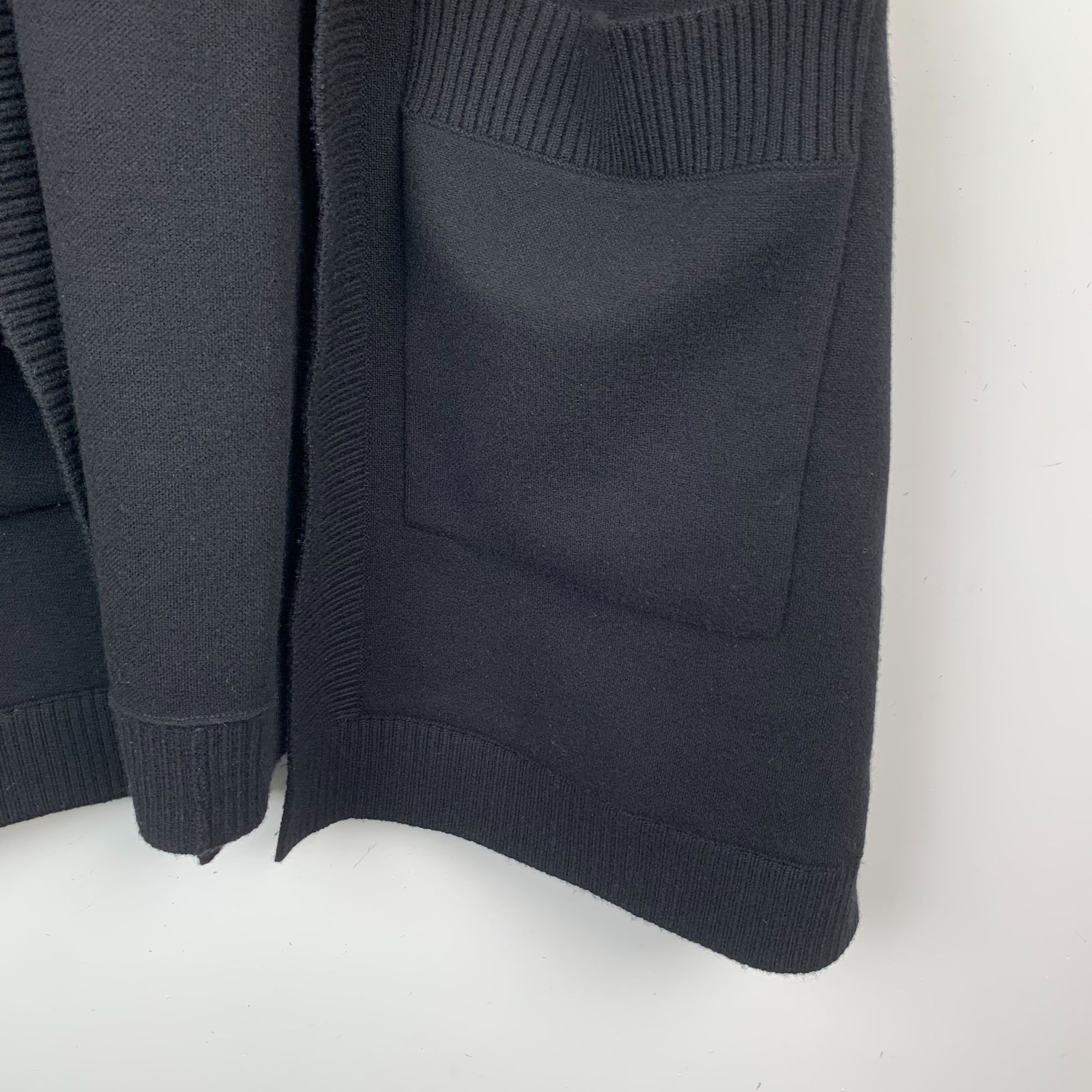 Burberry Burberry Black Striped Logo Embroidered Wool Cape (One Size) Size ONE SIZE - 6 Thumbnail