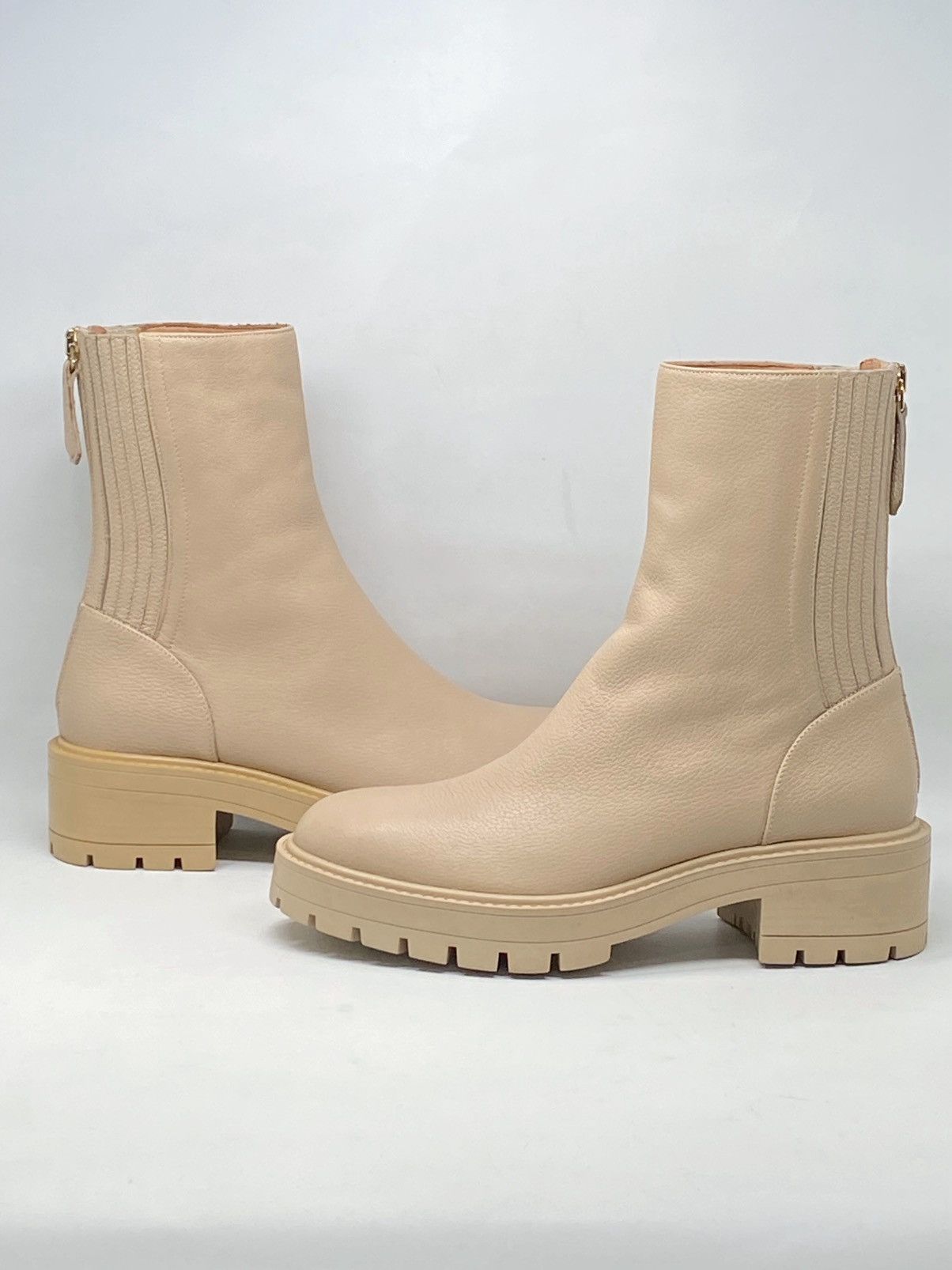 Aquazzura Aquazzura Saint Honore Leather Combat Booties size 36 Size US 6 / IT 36 - 10 Thumbnail