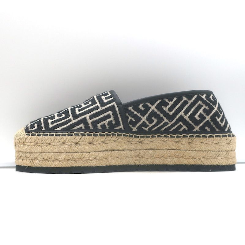 Balmain Balmain Alex Platform Espadrilles PB Labyrinth Size 42 NEW Size US 12 / IT 42 - 6 Thumbnail