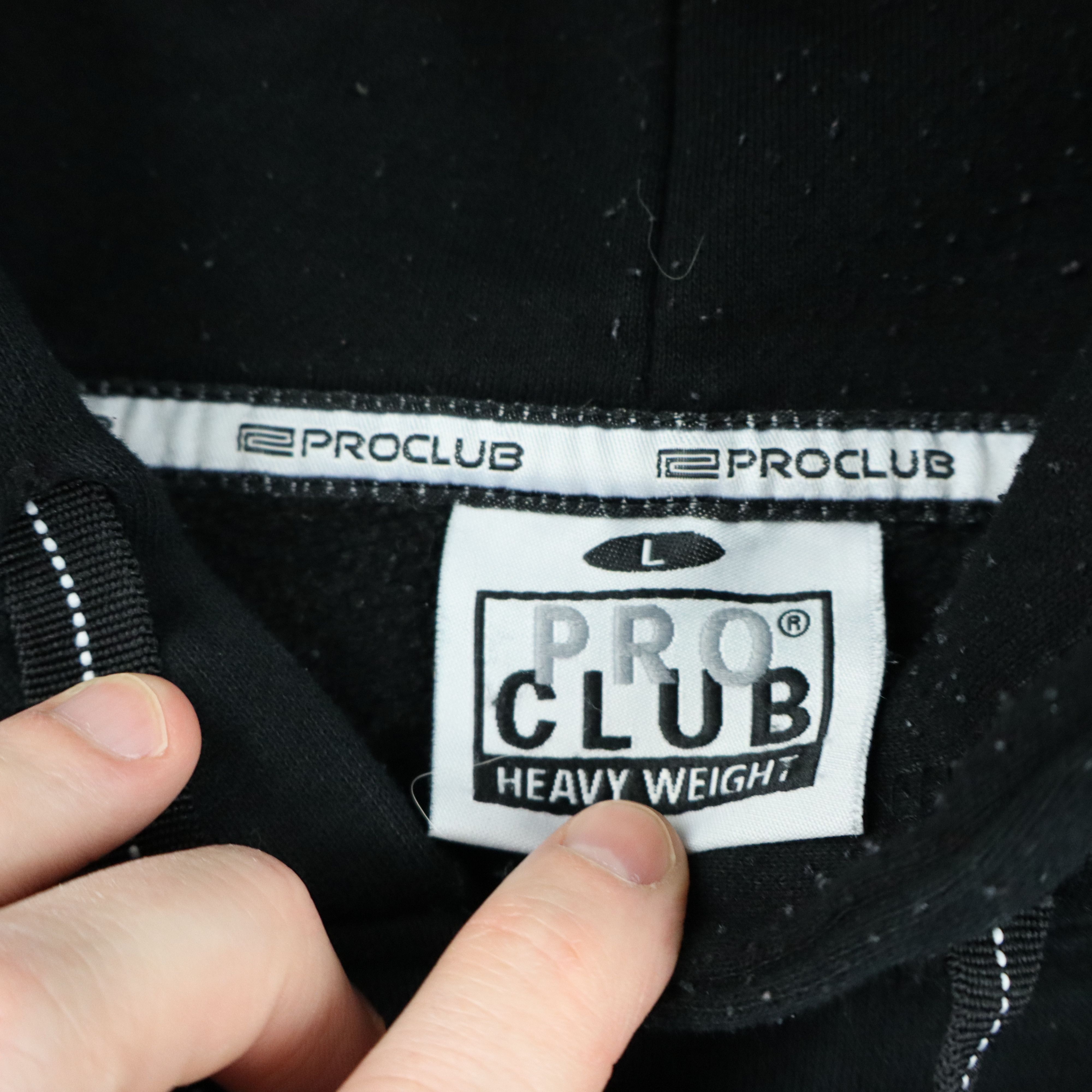 Supreme × Vintage Vintage 90s Y2K Boxy Faded Black Heavyweight Hoodie Large Size US L / EU 52-54 / 3 - 7 Thumbnail