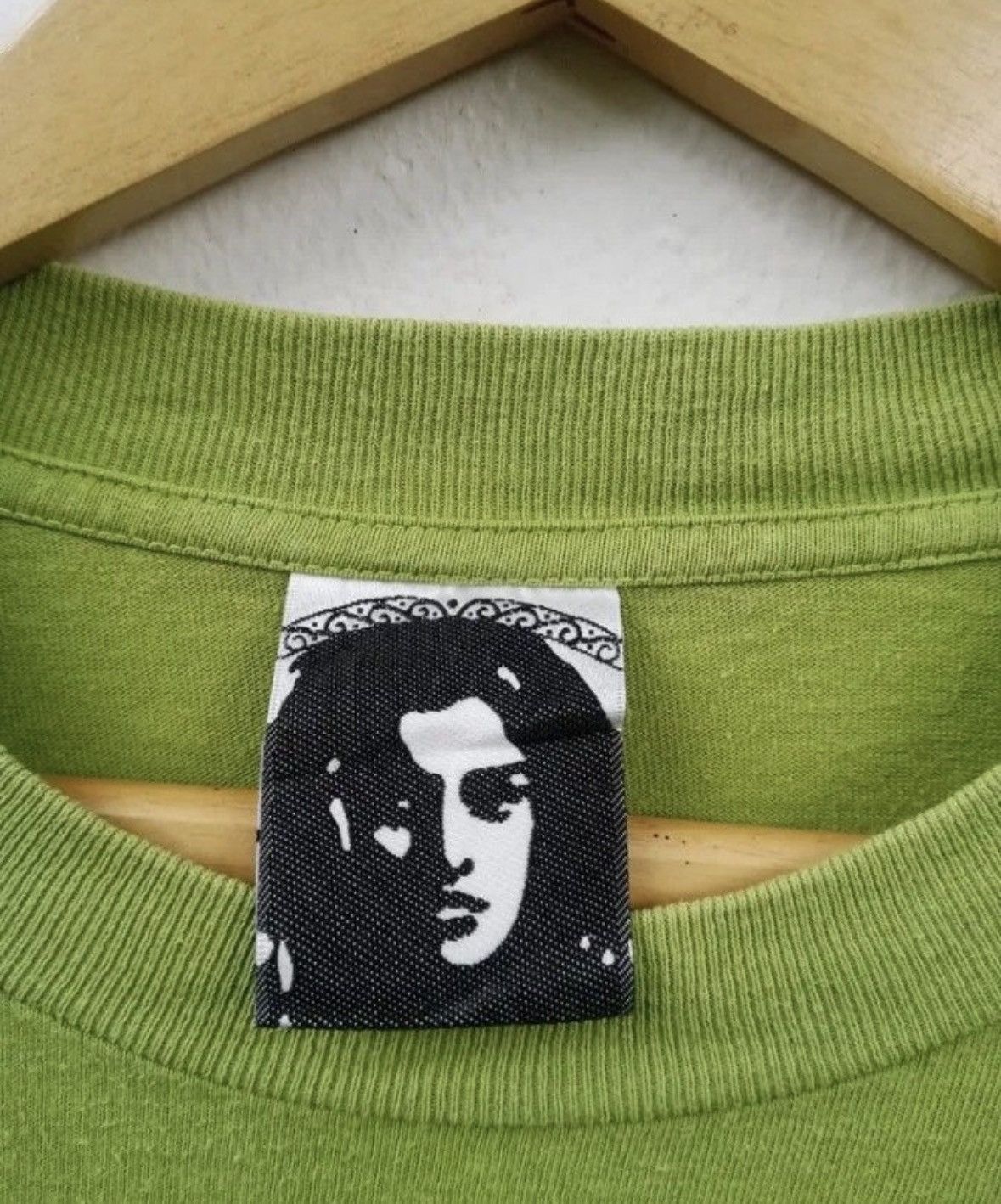 Hysteric Glamour green graphic long sleeve — late 90s