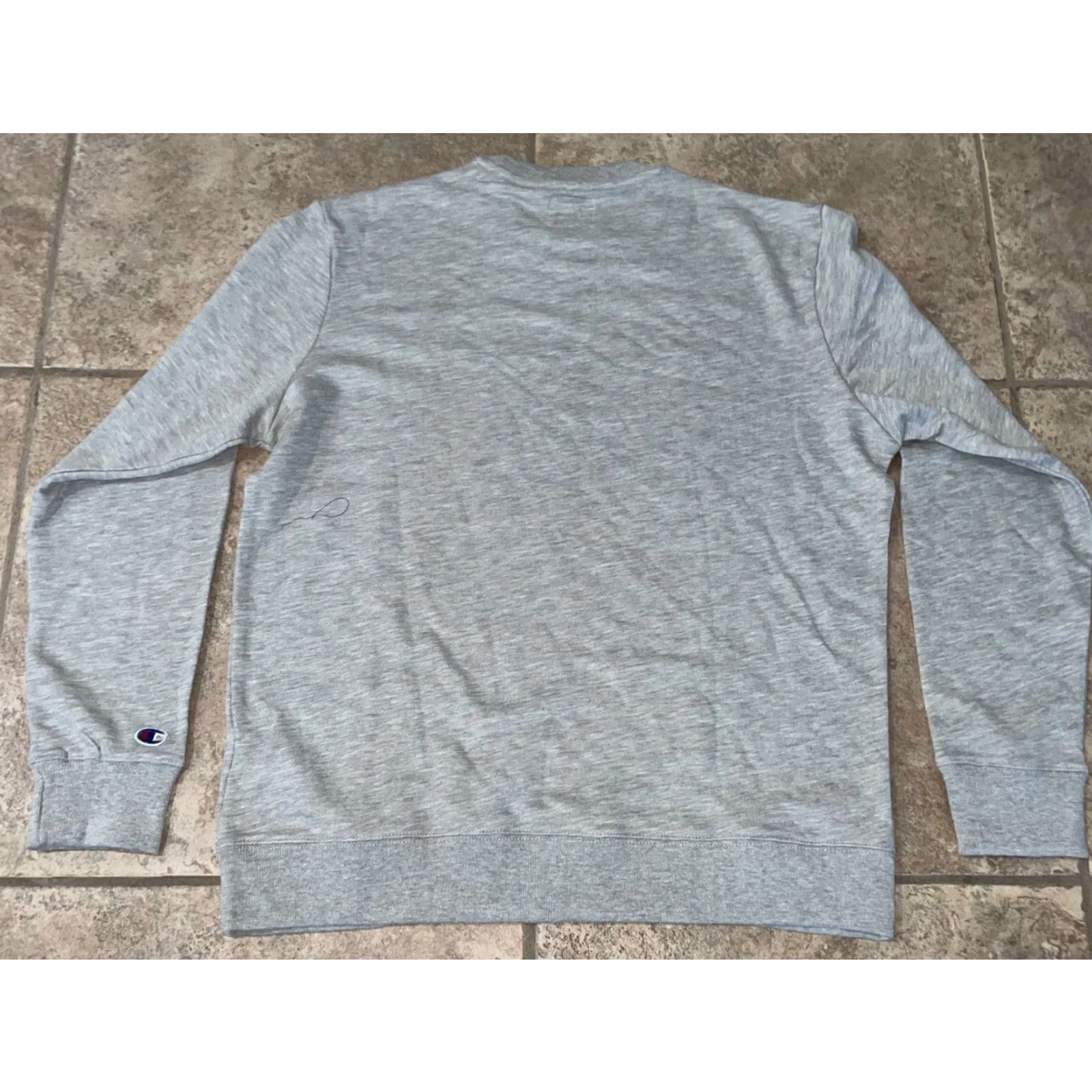 Champion Champion Gray French Terry Crew Neck Sweatshirt Pullover Men’s XL Athleisure Size US XL / EU 56 / 4 - 5 Thumbnail