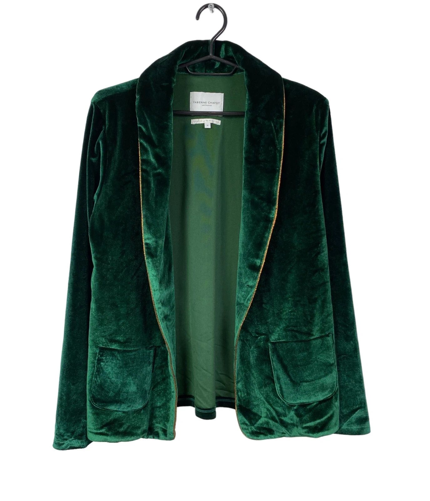 Other Fabienne Chapot Velour Blazer size M Size M / US 6-8 / IT 42-44 - 7 Thumbnail