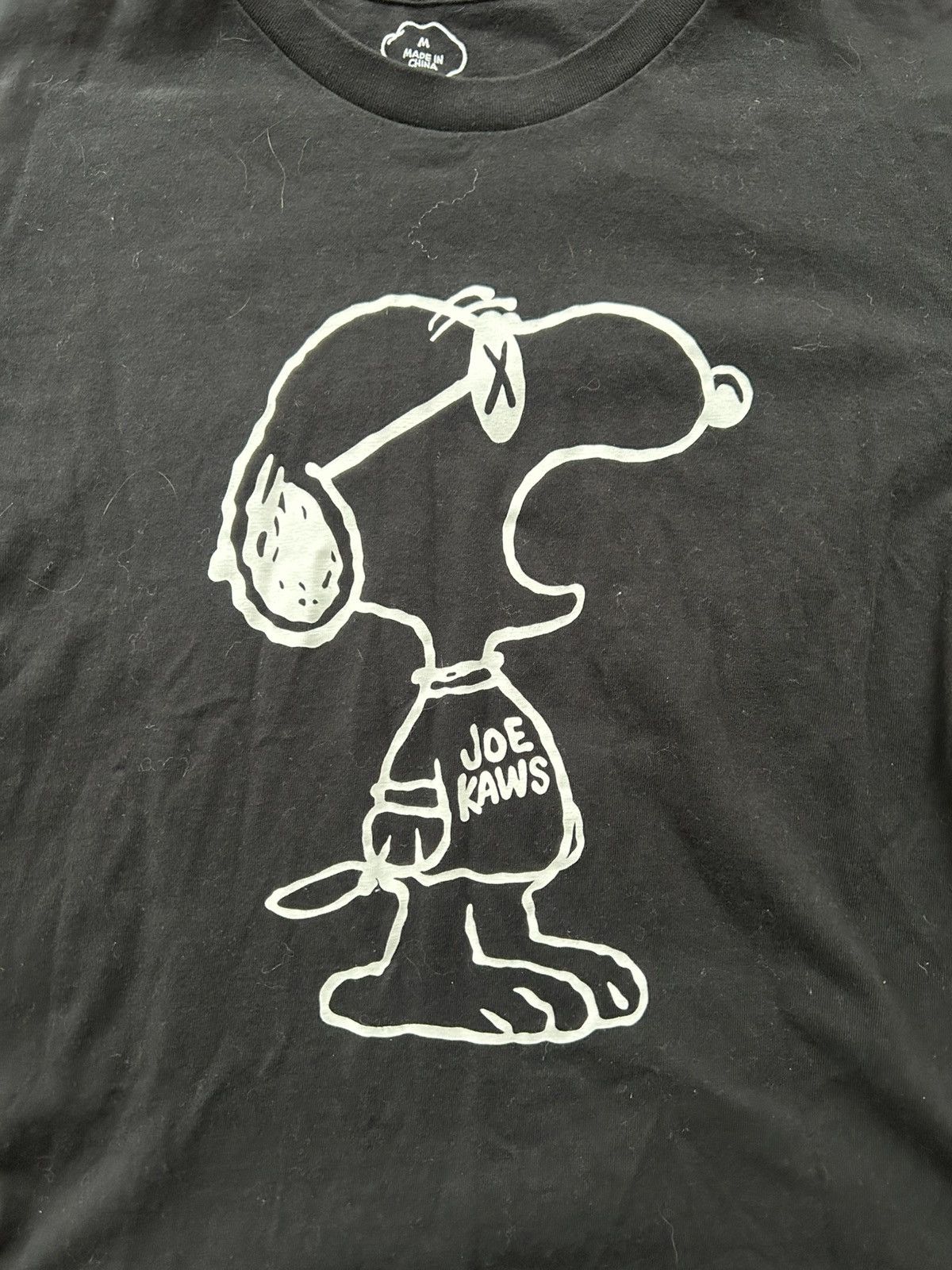 Kaws KAWS X Peanuts Black Tee Size US M / EU 48-50 / 2 - 2 Thumbnail