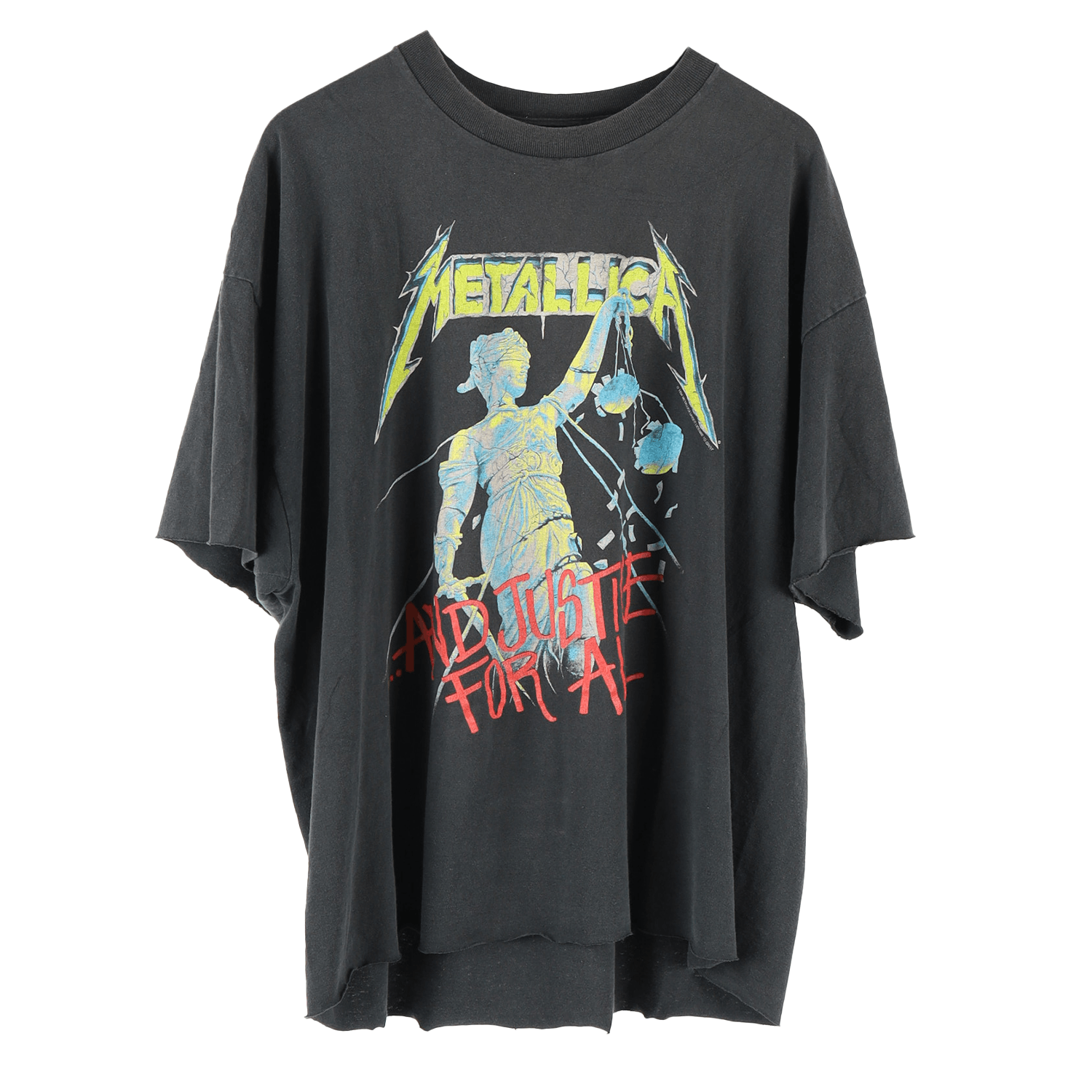 Vintage METALLICA JUSTICE FOR ALL TOUR T-SHIRT Size US XL / EU 56 / 4 - 1 Thumbnail