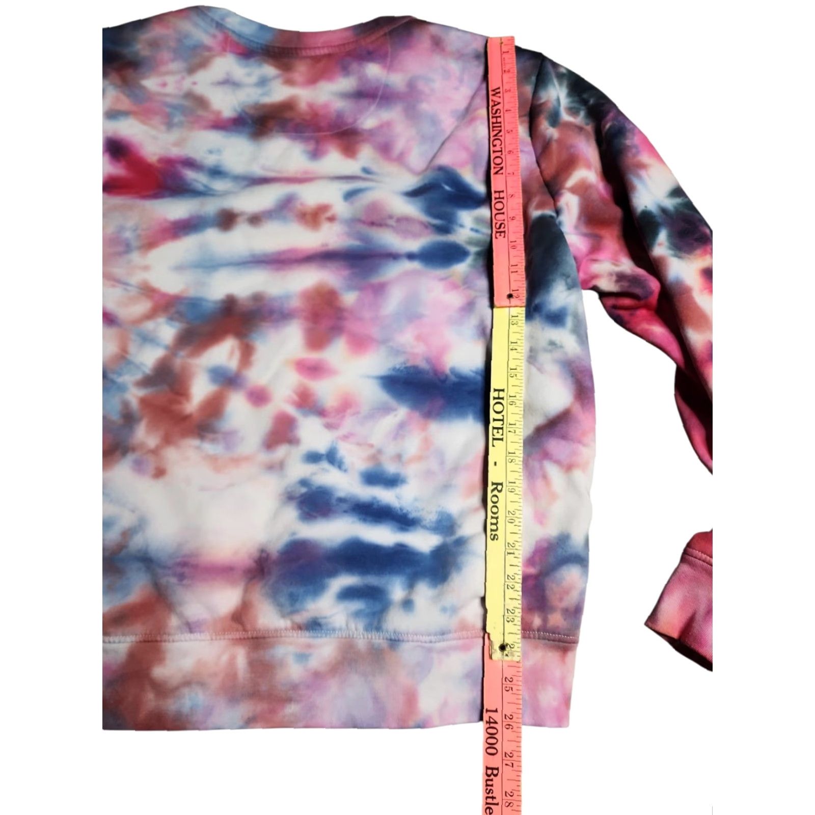 Vintage Vintage Rolling Stones Crewneck Sweatshirt Tie Dye Womens XL Cotton Blend Oversized Pullover Fleece Thrash Style Size XL / US 12-14 / IT 48-50 - 3 Thumbnail