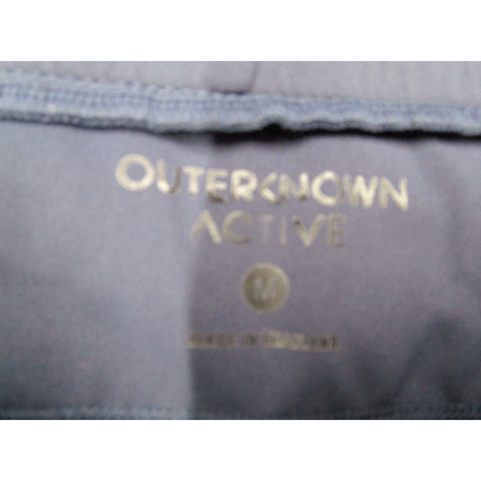 Outerknown OUTERKNOWN Women's Blue Active Leggings Medium Stretch Jogger 28x24 Microfiber Sports Size 32" / US 10 / IT 46 - 2 Thumbnail
