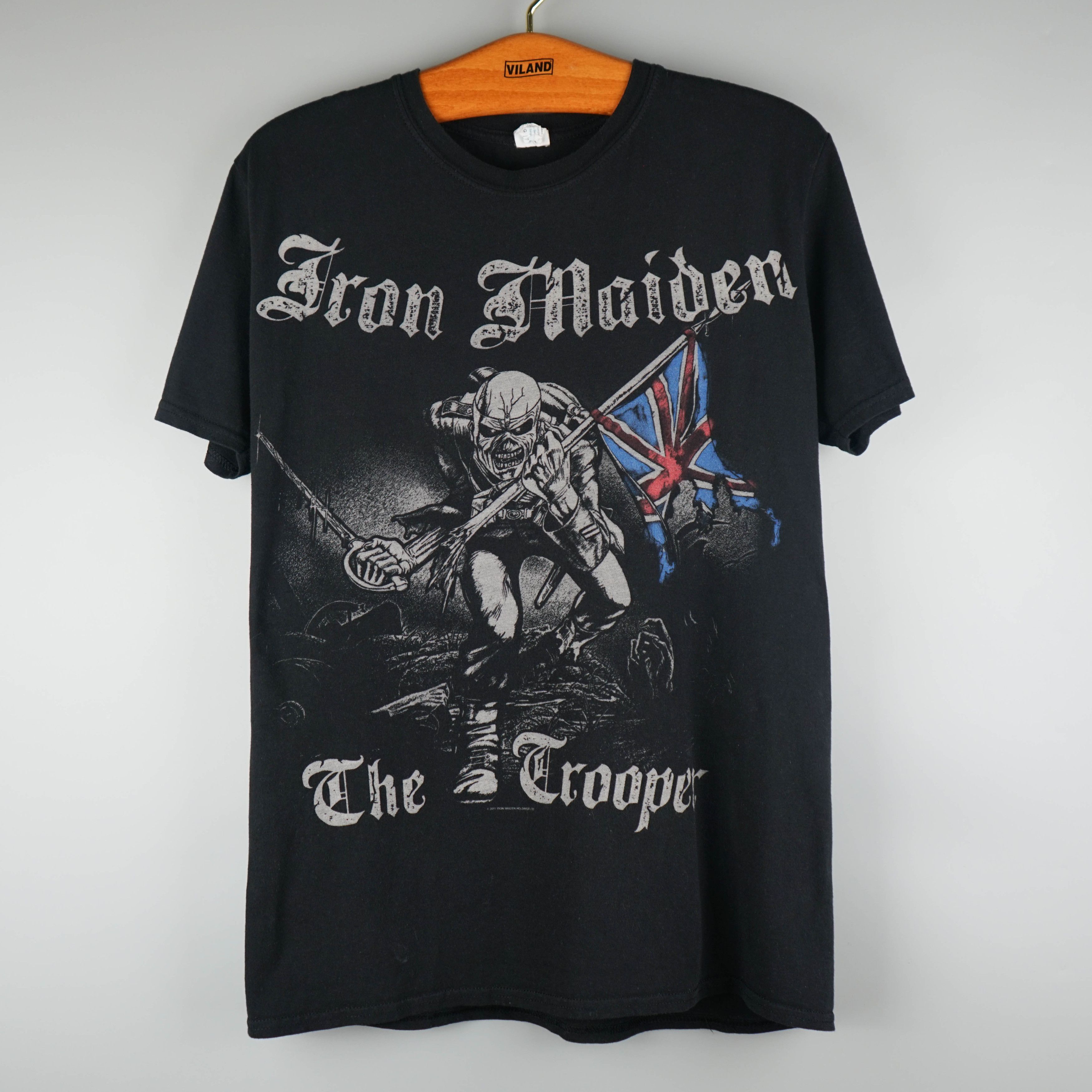 Band Tees × Vintage Vintage 2014 Iron Maiden T-Shirt The Trooper Size US L / EU 52-54 / 3 - 1 Thumbnail