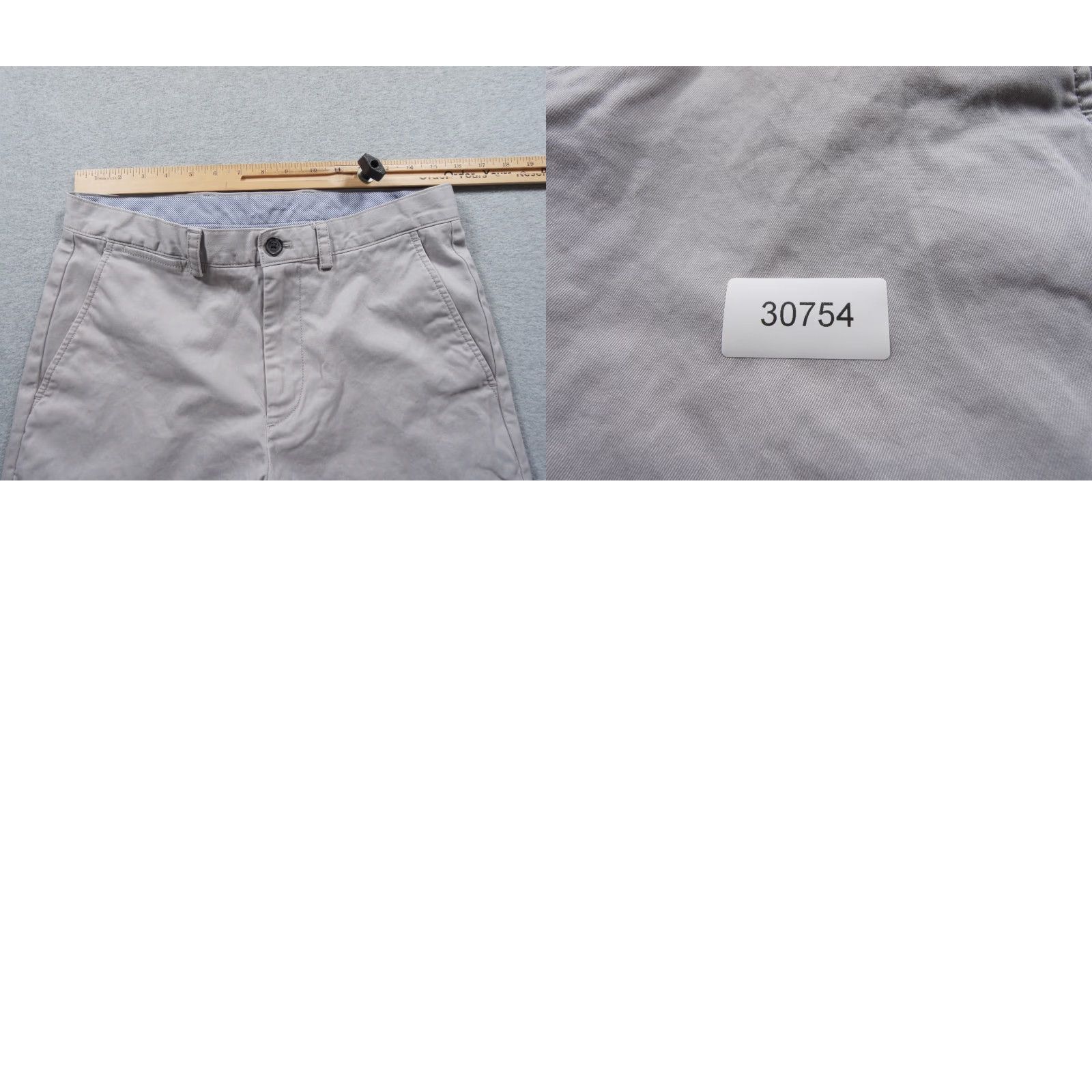 Brooks Brothers Brooks Brothers Pants Mens 32x29 Gray Chino Clark Fit Stretch Preppy Business Size US 32 / EU 48 - 9 Thumbnail