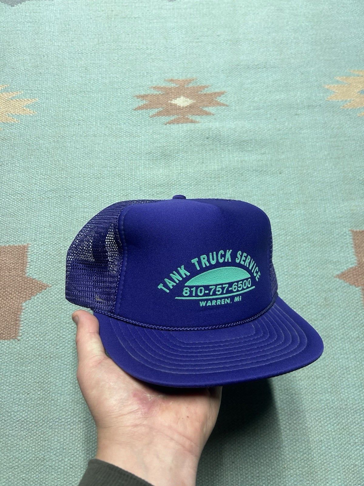 Vintage Vintage trucker hat tank truck service Michigan hornets Size ONE SIZE - 1 Thumbnail