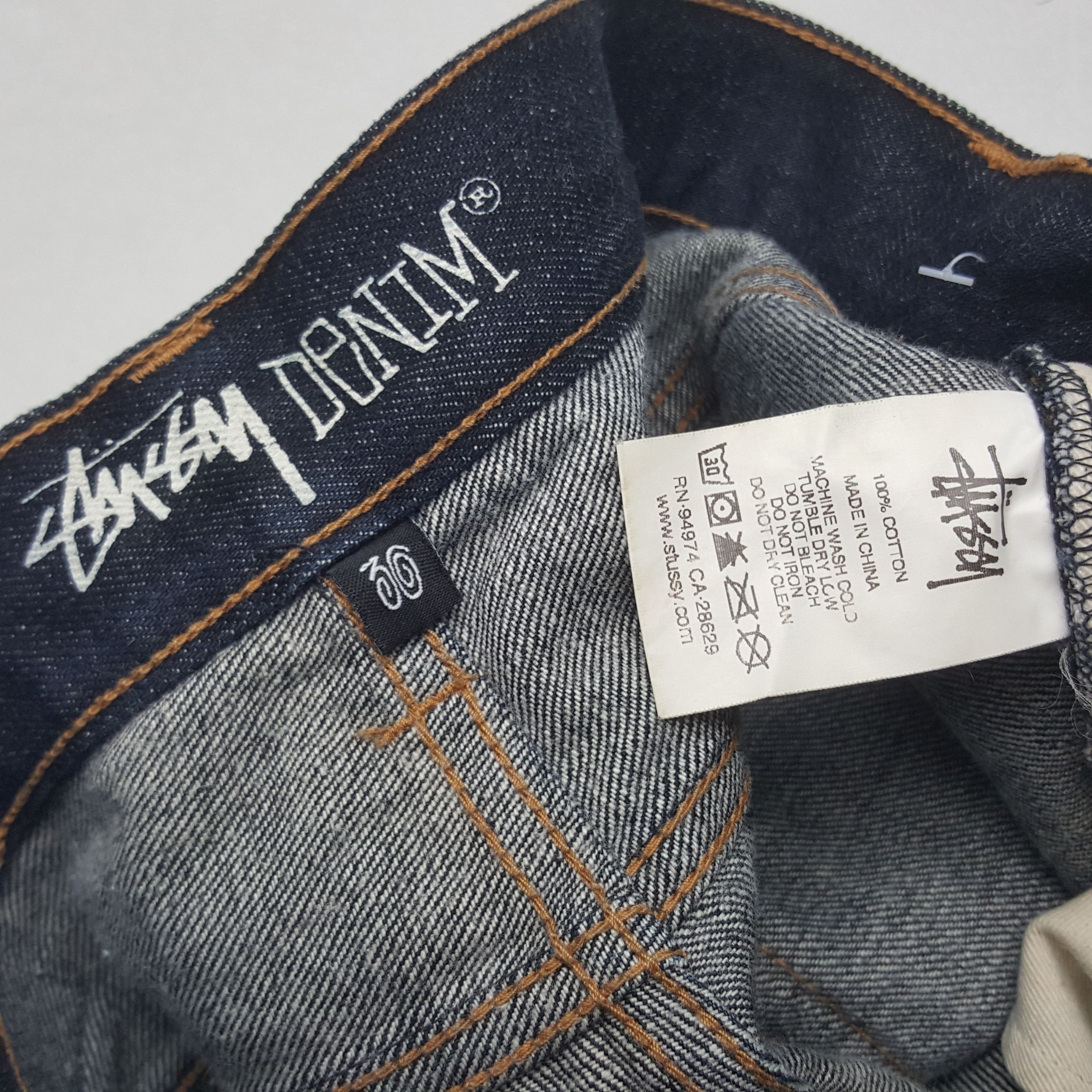 Stussy × Vintage Vintage Stussy American Streetwear Style Denim Jeans Size US 30 / EU 46 - 14 Thumbnail