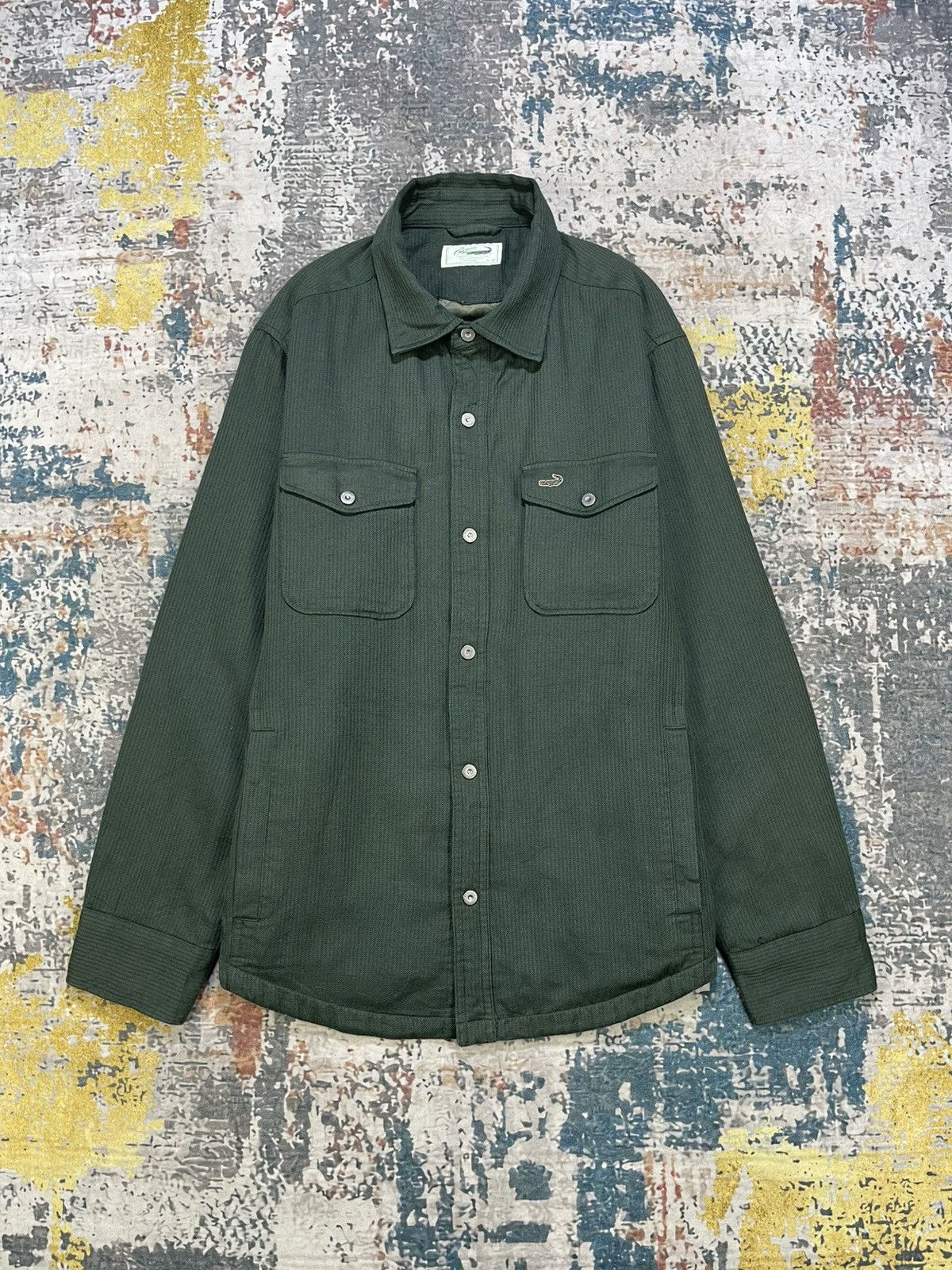Japanese Brand Crocodile Thermore Insulation Button Down Shirt Jacket Size US M / EU 48-50 / 2 - 2 Thumbnail