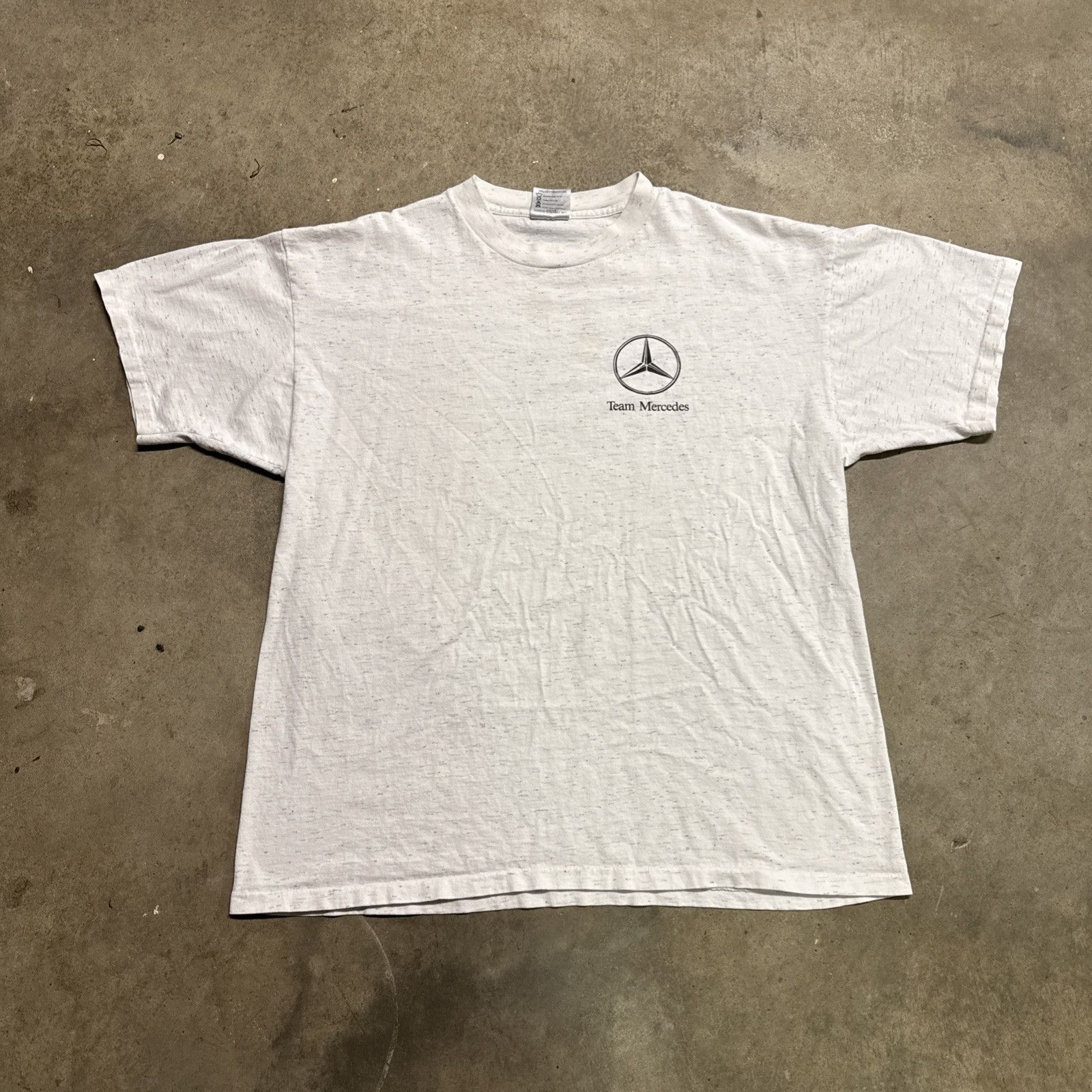 Mercedes-Benz Vintage Mercedes Benz Shirt Mens XL Gray 90s Racing E Class Size US XL / EU 56 / 4 - 4 Thumbnail