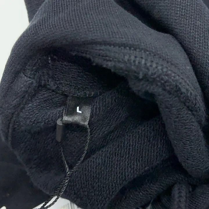 AMI AMI Black Embroidered Hoodie with Patch -2507 Size US L / EU 52-54 / 3 - 9 Thumbnail