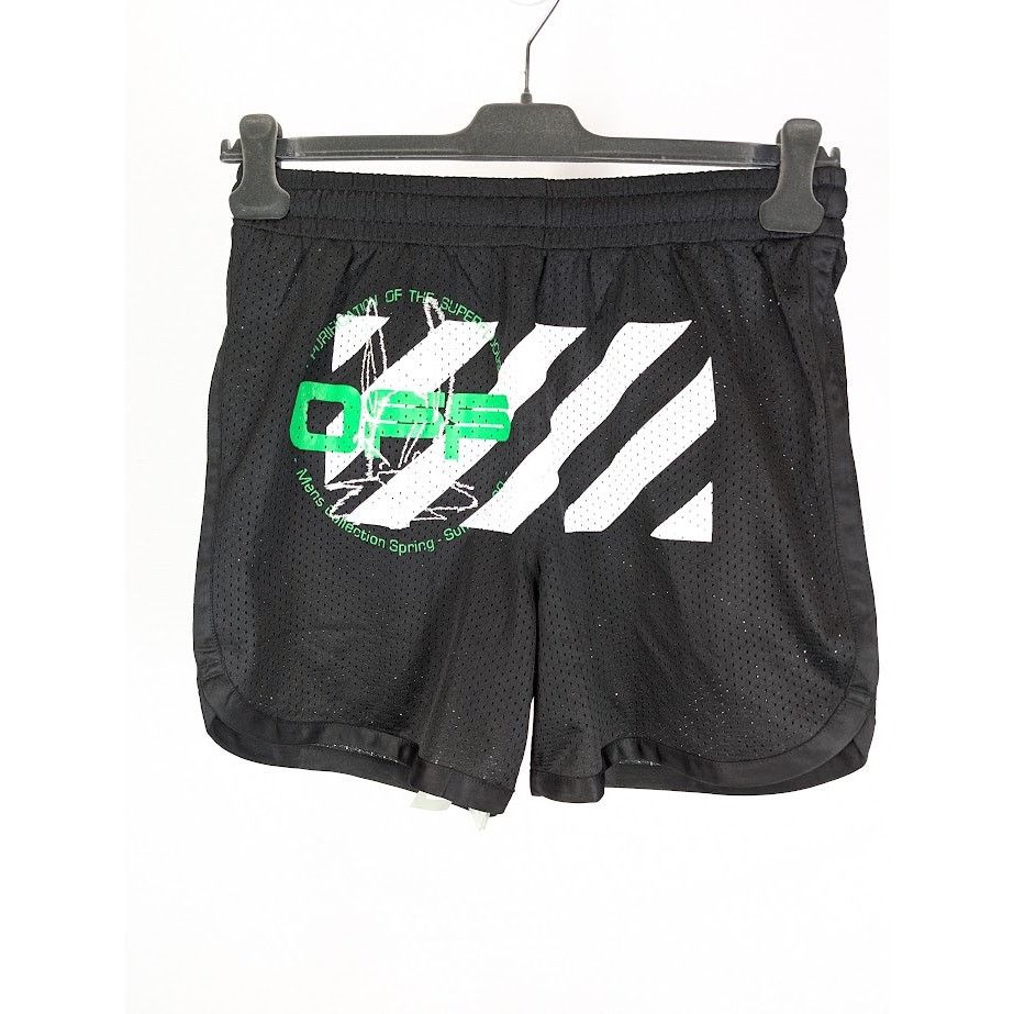 Off-White o1rshd1 Harry The Bunny Mesh Short in Black Brilliant Size US 30 / EU 46 - 3 Thumbnail