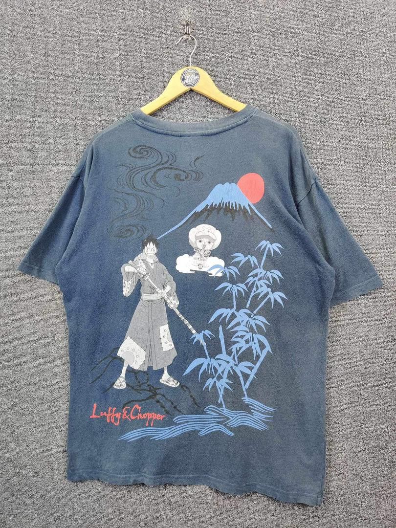 One Piece Vintage One Piece Luffy Anime Manga Tee Tshirt Size US XL / EU 56 / 4 - 2 Thumbnail