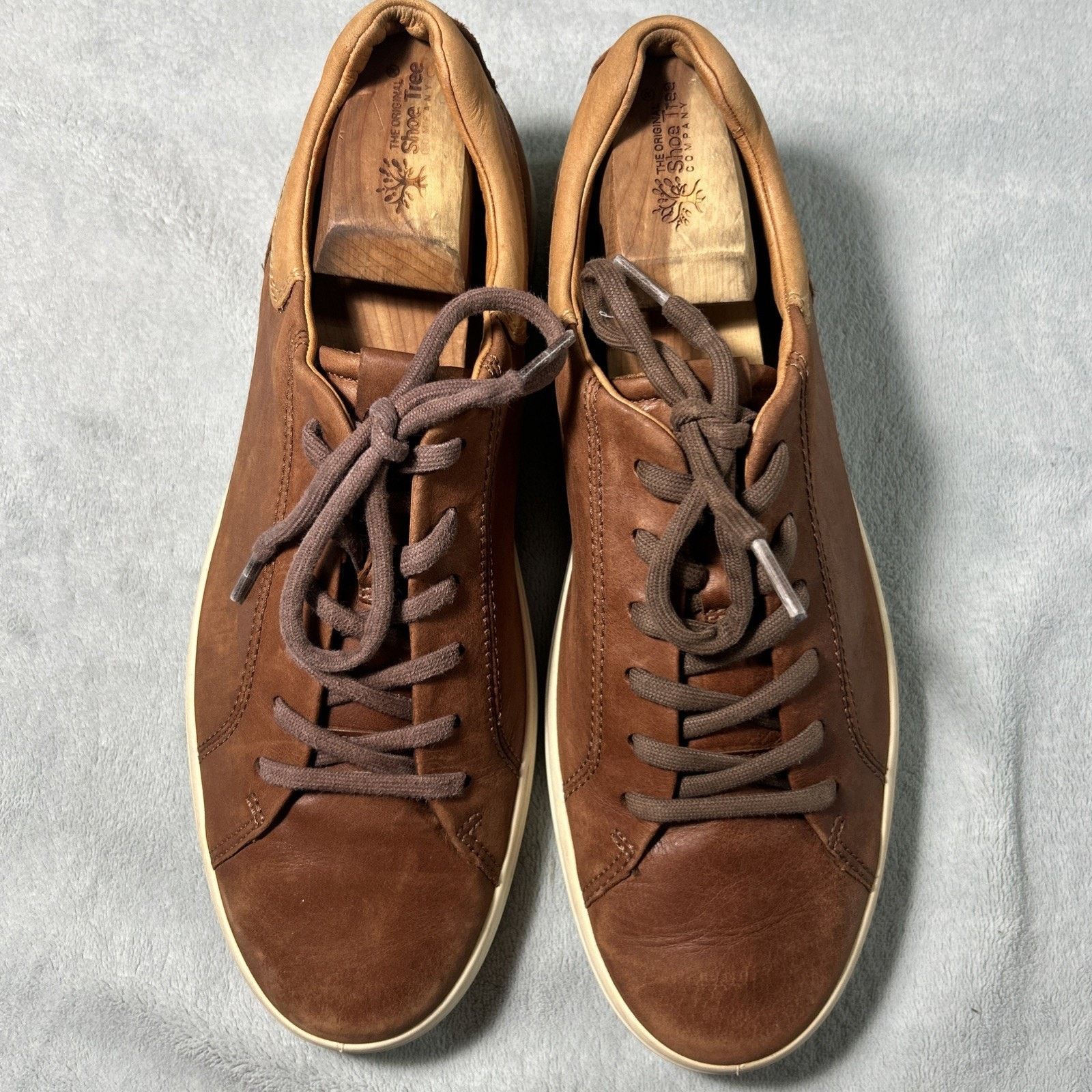 Ecco Ecco 7 Mens 10 US 46 EU Gray Nubuck Shoes Sneakers Preppy Size US 10 / EU 43 - 3 Thumbnail