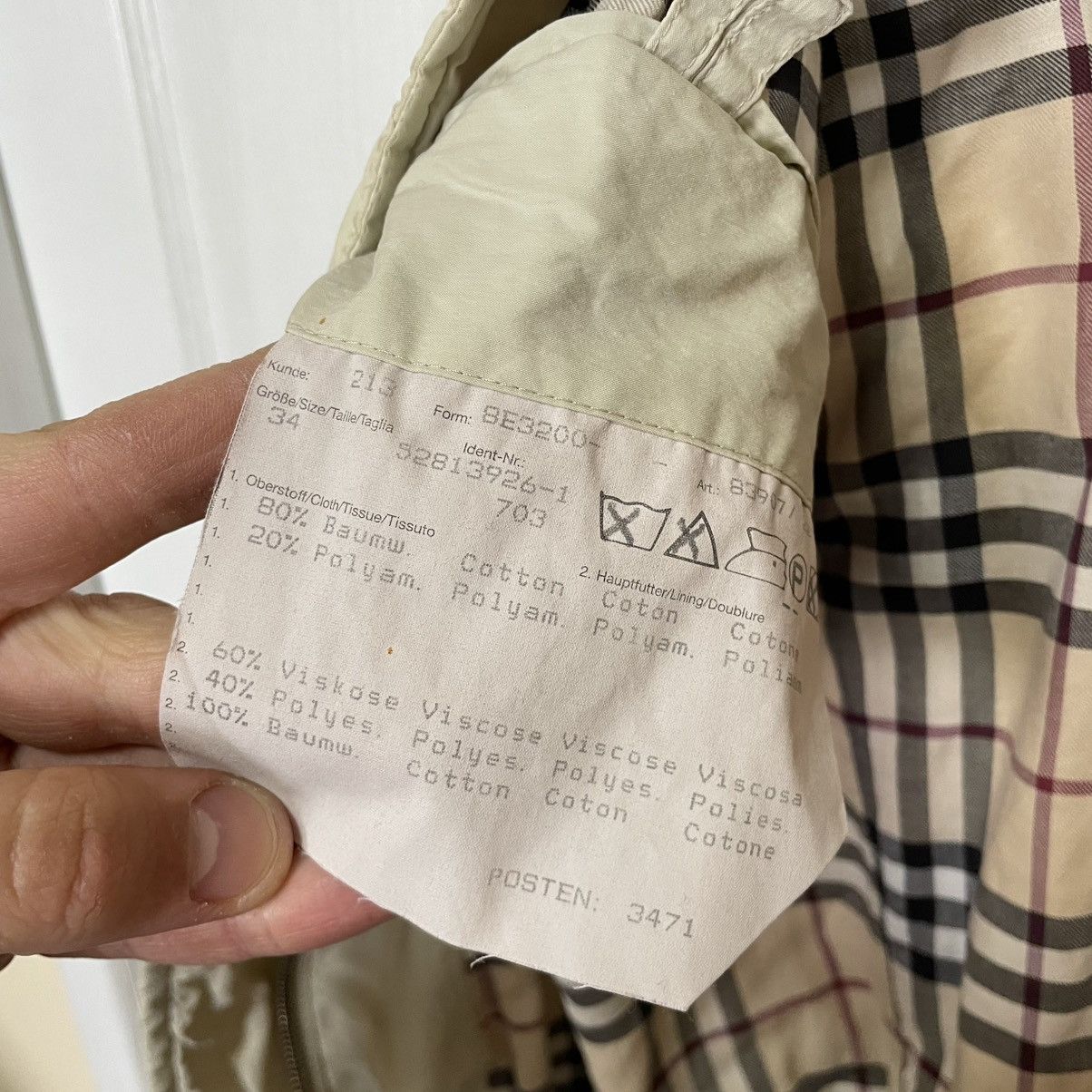 Burberry × Vintage Burberry quilted jacket 90s bomber coat trench old nova Size S / US 4 / IT 40 - 5 Thumbnail