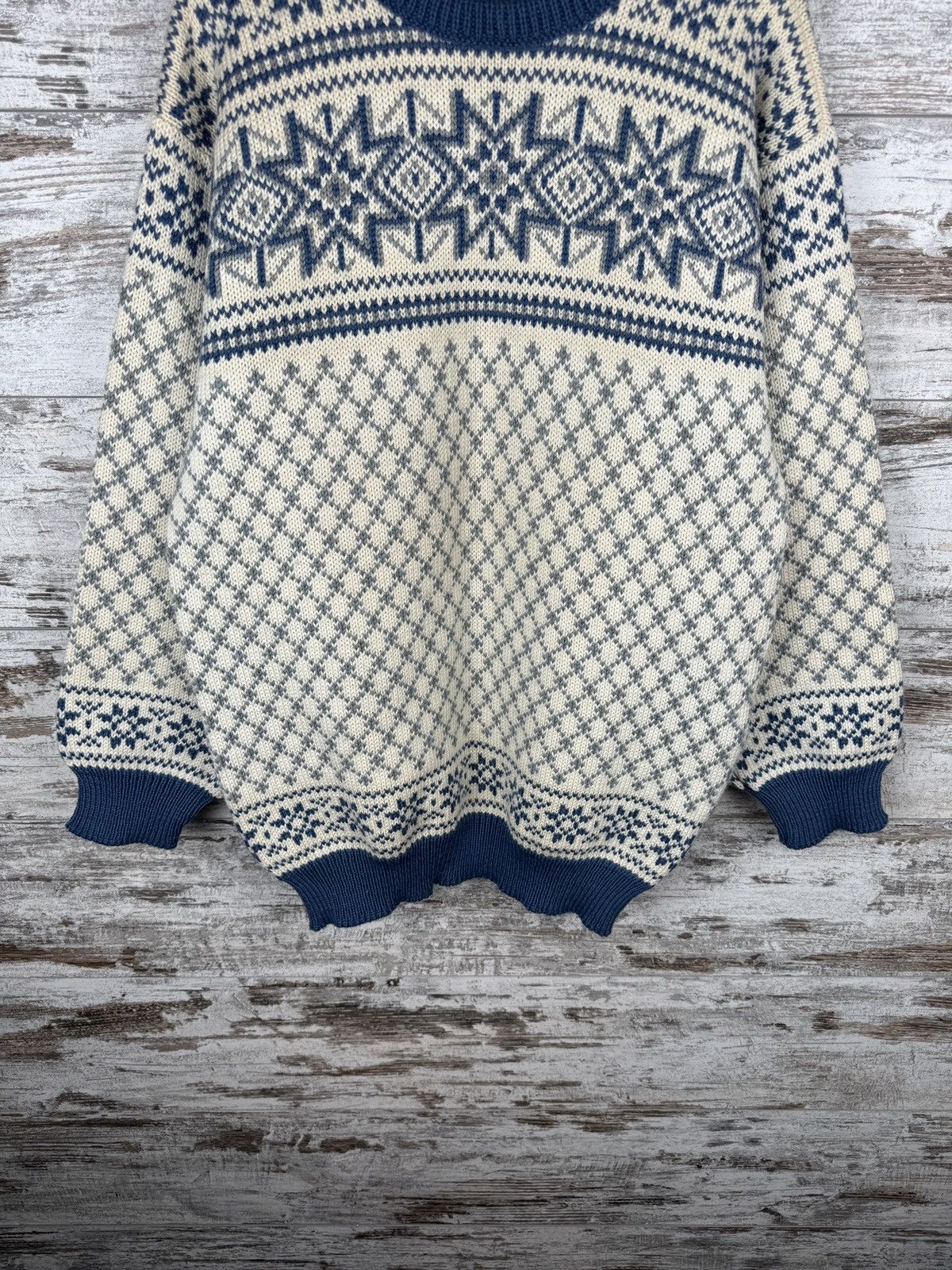 Dale Of Norway Mens Vintage Dale of Norway 70x sweaters wool knitted rare Size US L / EU 52-54 / 3 - 3 Thumbnail