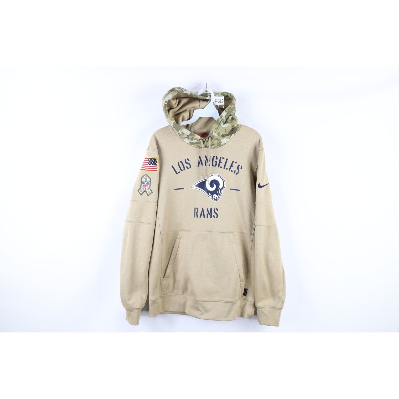 Nike Nike On Field Salute to Service Los Angeles Rams Hoodie Size US S / EU 44-46 / 1 - 1 Thumbnail