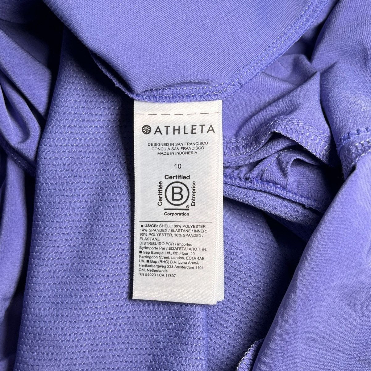 Athleta Athleta Brooklyn Mid Rise Built In Shorts Active Skort Sz 10 Size 32" / US 10 / IT 46 - 8 Thumbnail
