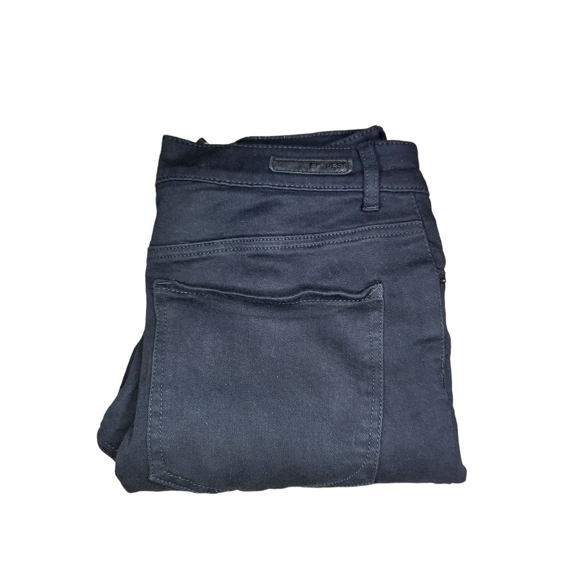 Express Express Leggings Jeans Women Sz 10 Denim Distressed Black Bo Size 32" / US 10 / IT 46 - 1 Thumbnail