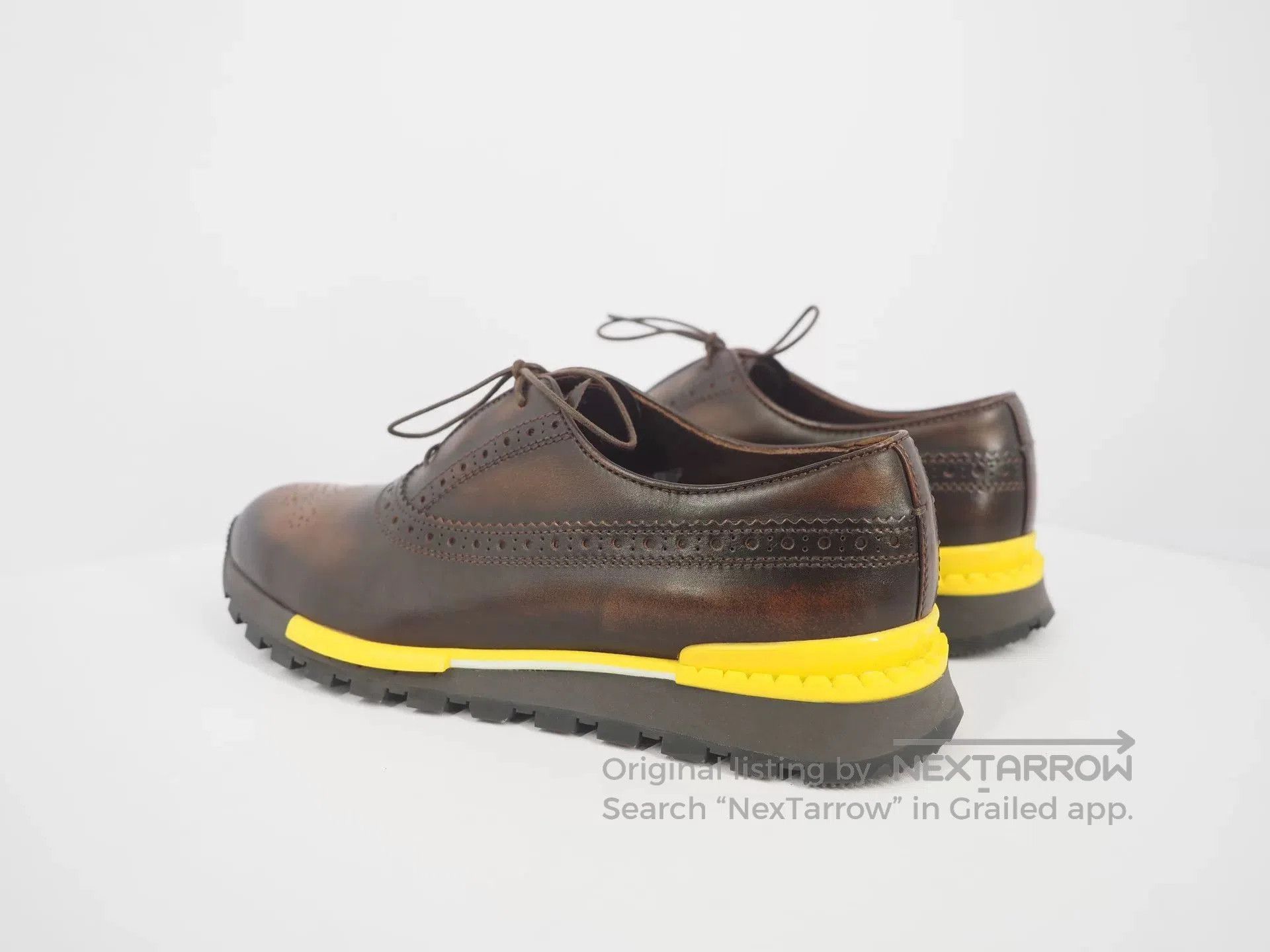 Berluti berluti brown leather sneakers UK6. Size US 8 / EU 41 - 2 Thumbnail