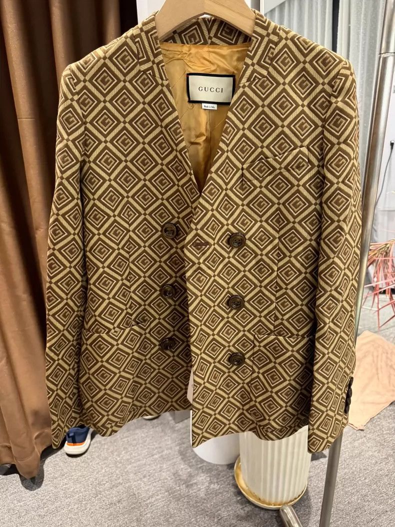 Gucci Gucci Size 38 Vintage suit jacket size 38 2501-Nextarrow Size US XXS / EU 40 - 1 Thumbnail