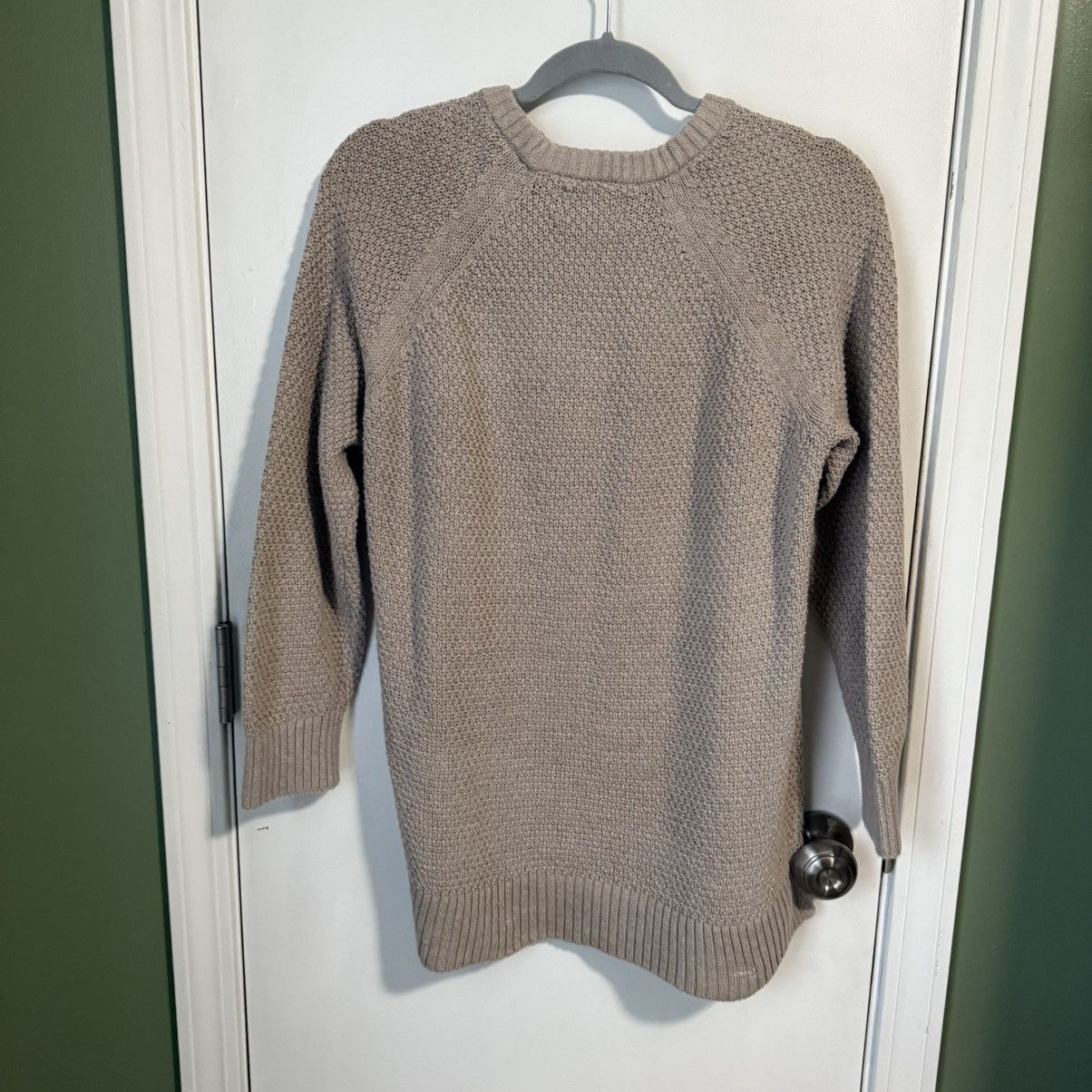 Old Navy Old Navy Textured Pullover Tunic Sweater Size M Beige Tan Size M / US 6-8 / IT 42-44 - 5 Thumbnail