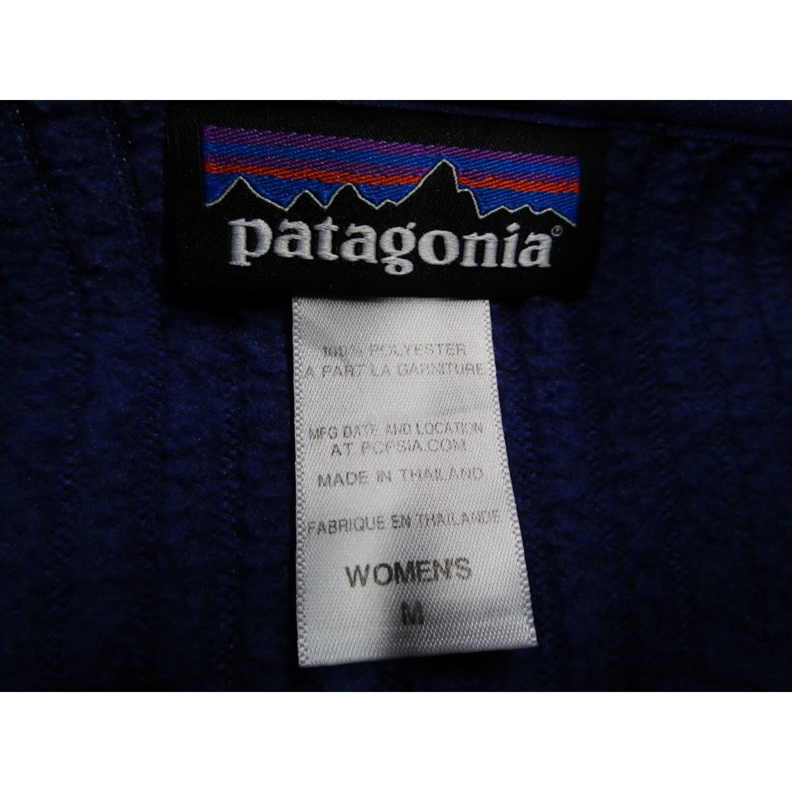 Patagonia PATAGONIA Jacket Women Medium Purple Cables Full Zip Fleece Outdoor Hike Camp Size M / US 6-8 / IT 42-44 - 3 Thumbnail