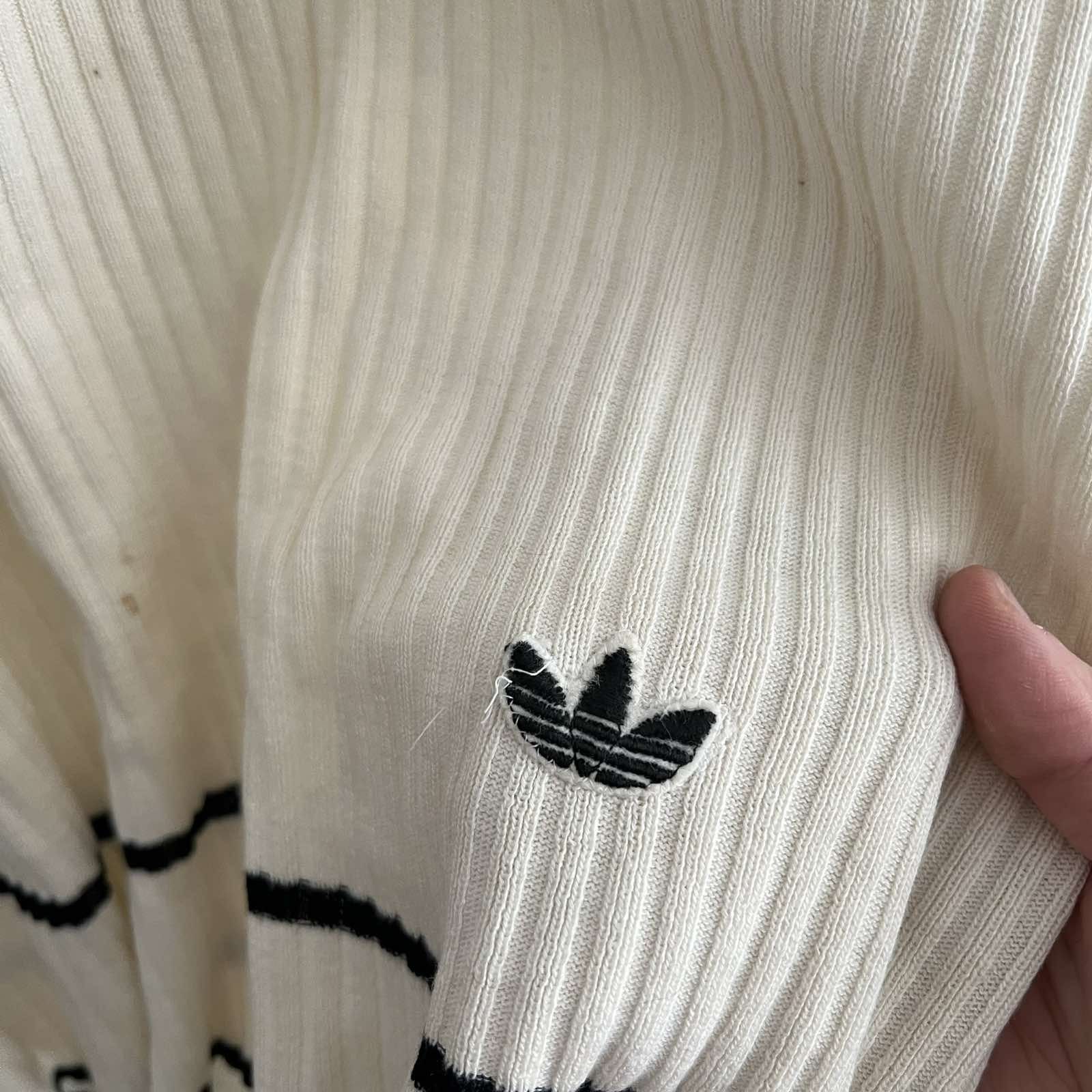 Vintage VINTAGE 1980s ADIDAS KNIT VEST MENS made West Germany Size US L / EU 52-54 / 3 - 4 Thumbnail