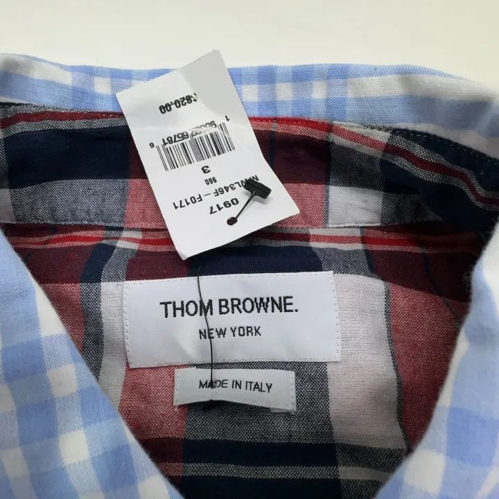 Thom Browne Thom Browne Colorful Checkered Button-Up Shirt -2507 Size US M / EU 48-50 / 2 - 3 Thumbnail