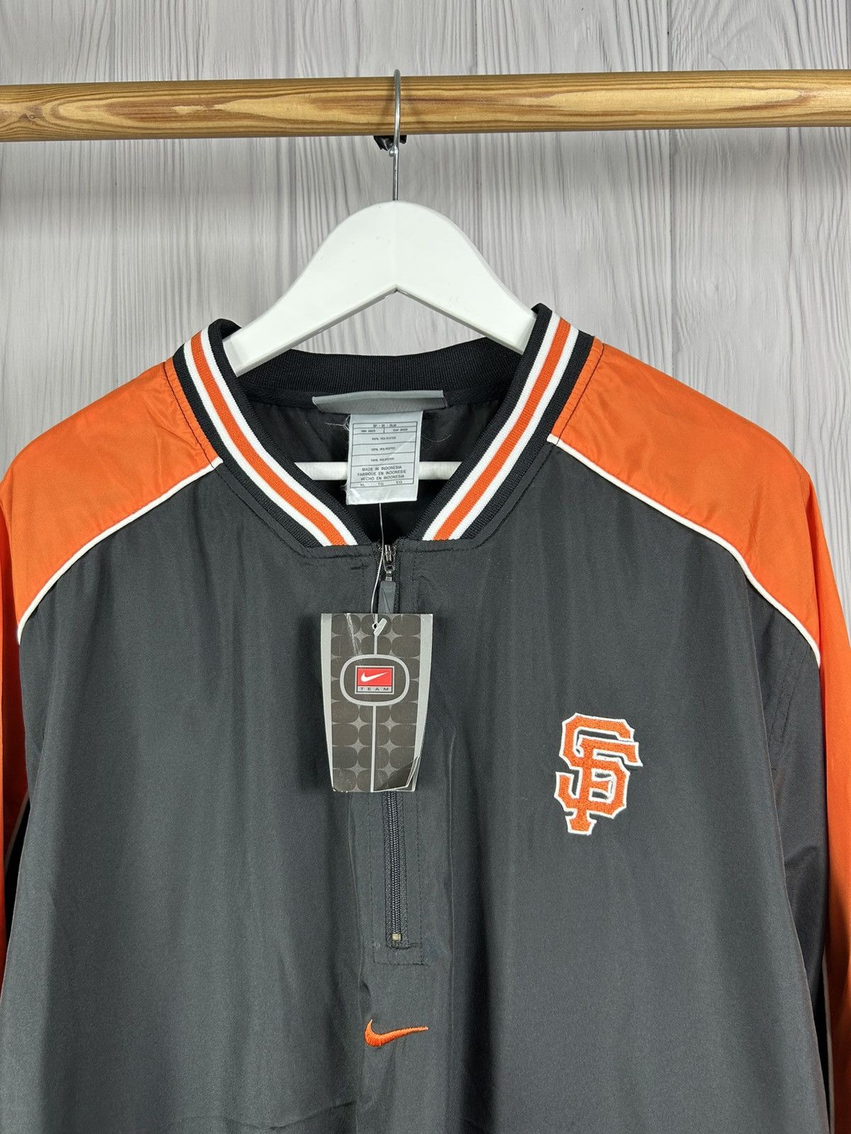 Nike Vintage Nike San Francisco Giants Windbreaker Jacket Size XL Size US XL / EU 56 / 4 - 4 Thumbnail
