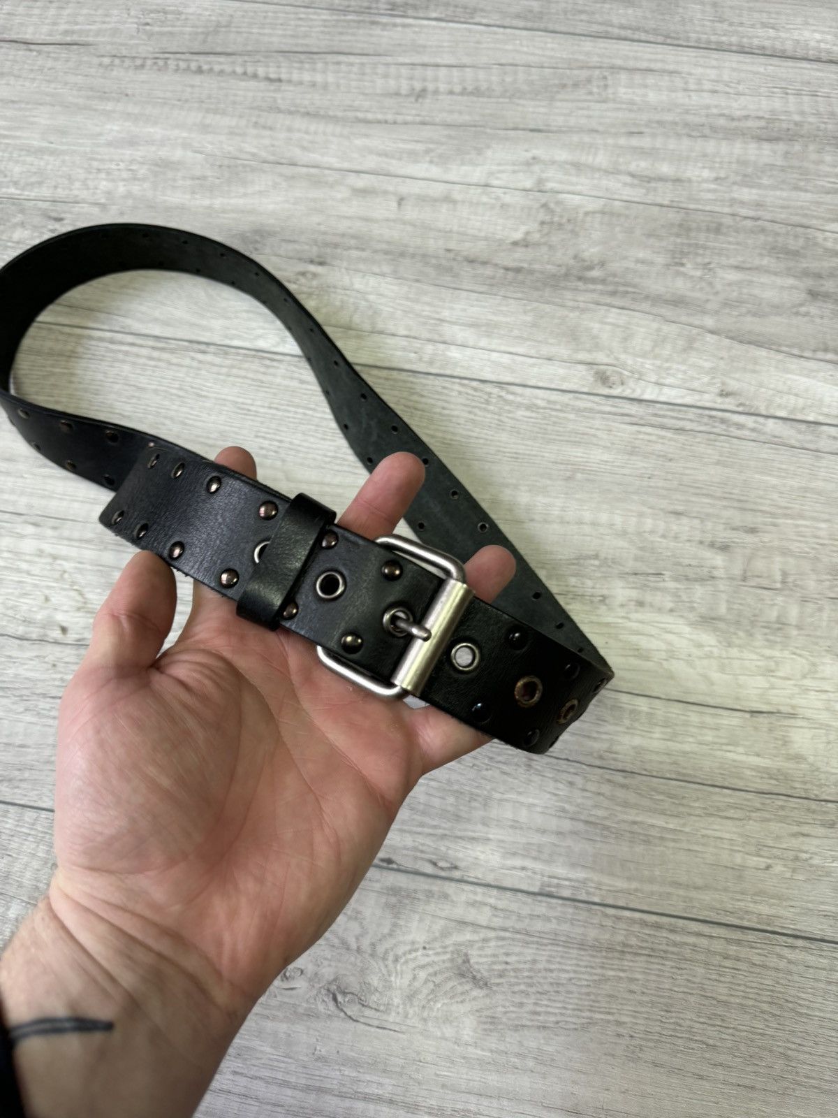 If Six Was Nine VINTAGE Y2K JAPANESE BELT ALT GOTH PUNK RAVE KANYE STYLE Size ONE SIZE - 5 Thumbnail