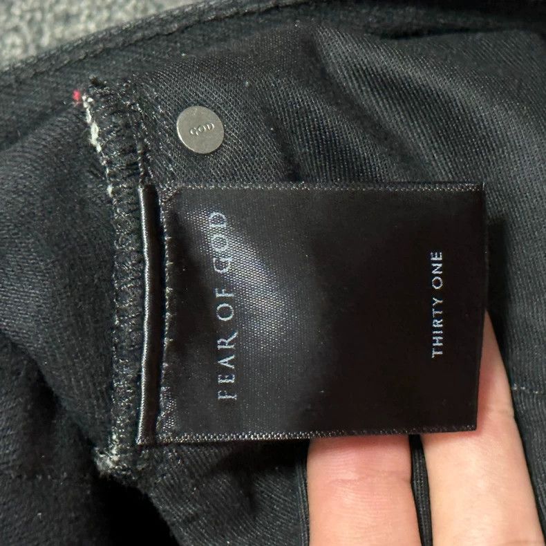 Fear of God Fear of God Genuine black jeans Size US 31 - 3 Thumbnail