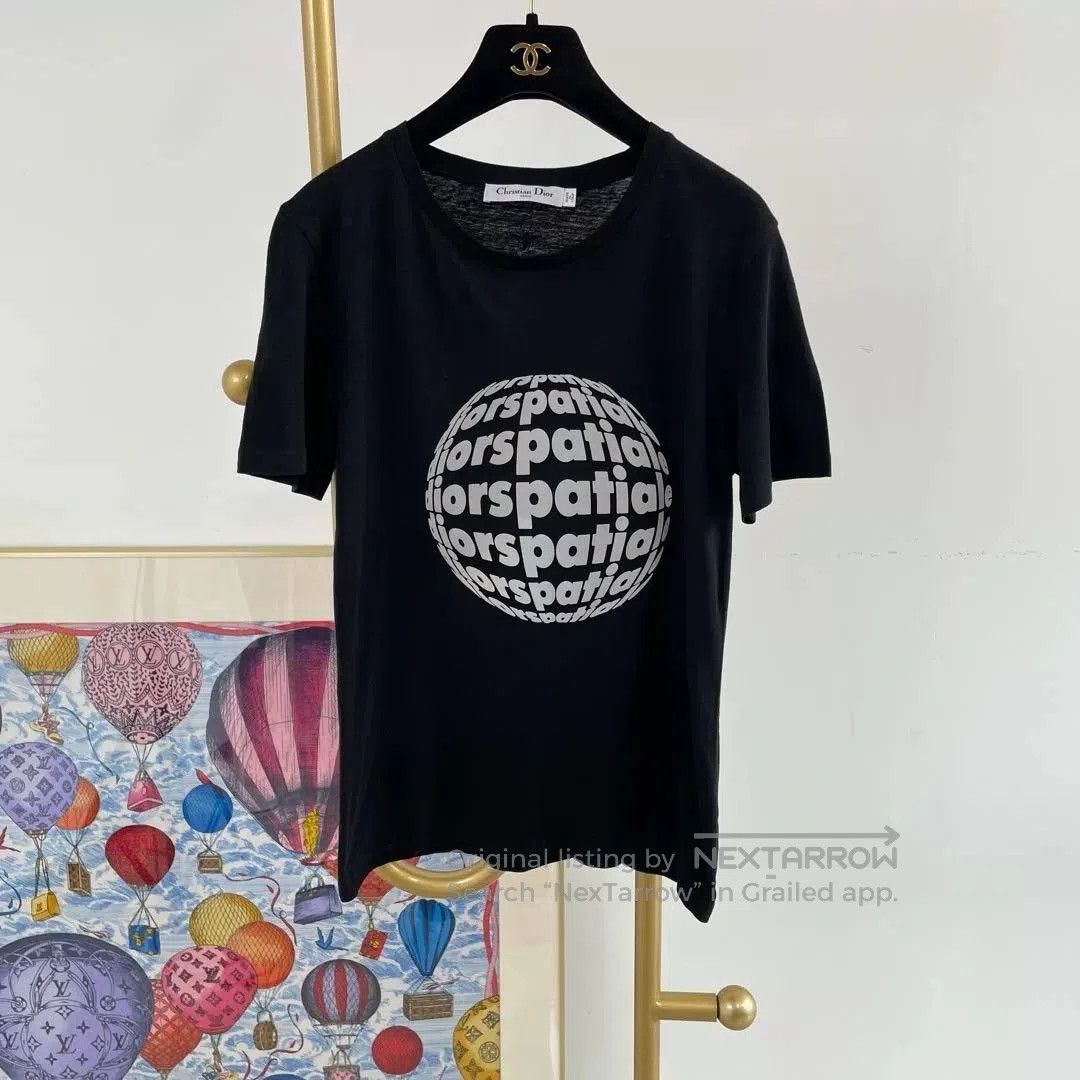 Dior Christian Dior Black Letter Print T. Size US XS / EU 42 / 0 - 1 Thumbnail
