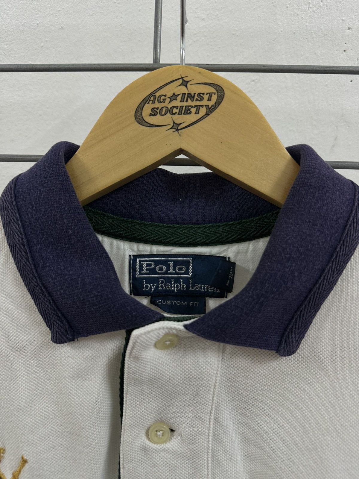 Polo Ralph Lauren Rare Vintage Polo Ralph Lauren Big Logo Number 2 Polo Shirt Size US M / EU 48-50 / 2 - 8 Thumbnail