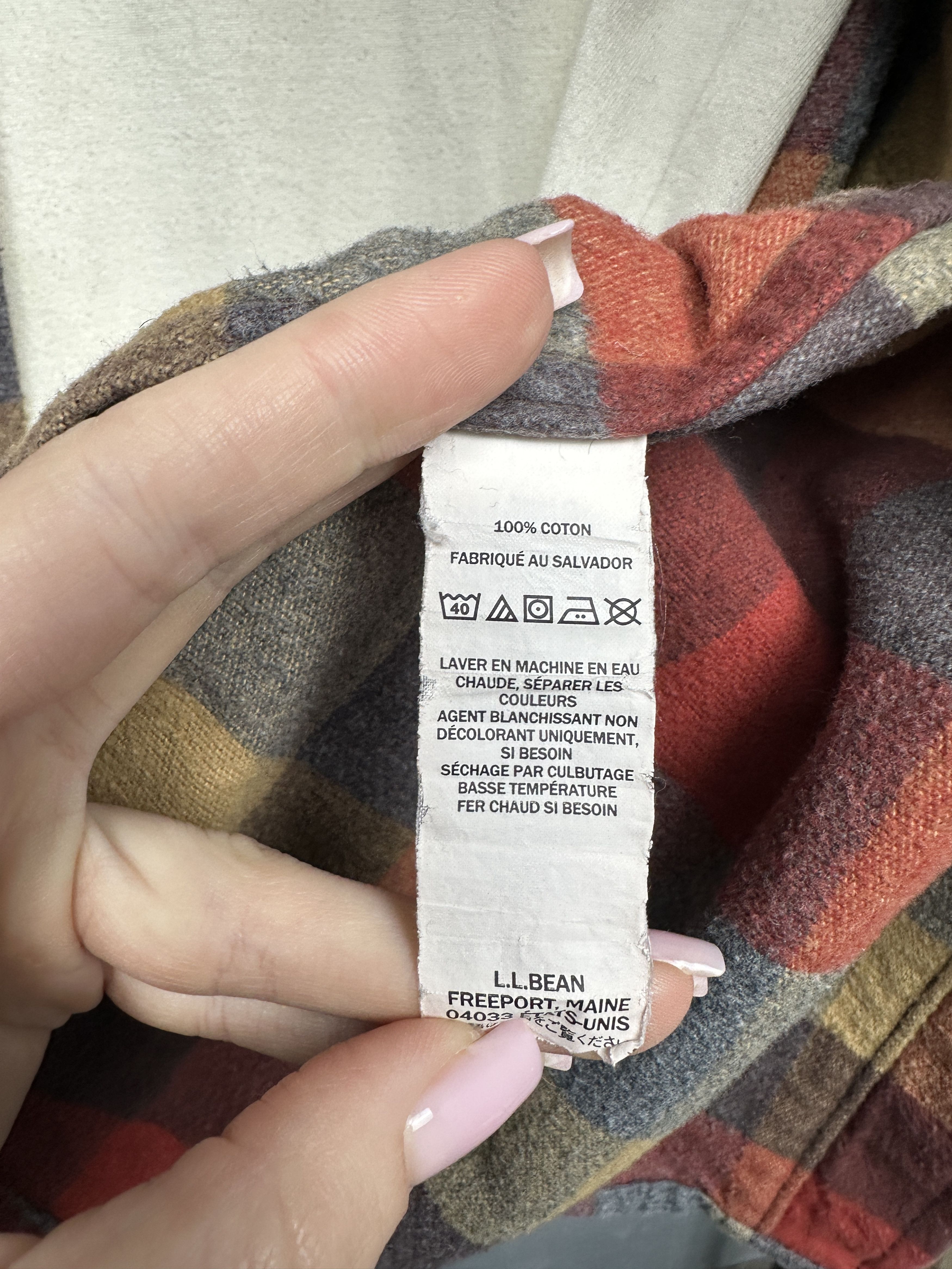 L.L. Bean L.L. Bean Vintage Mens Flannel Plaid Shirt Size US L / EU 52-54 / 3 - 4 Thumbnail