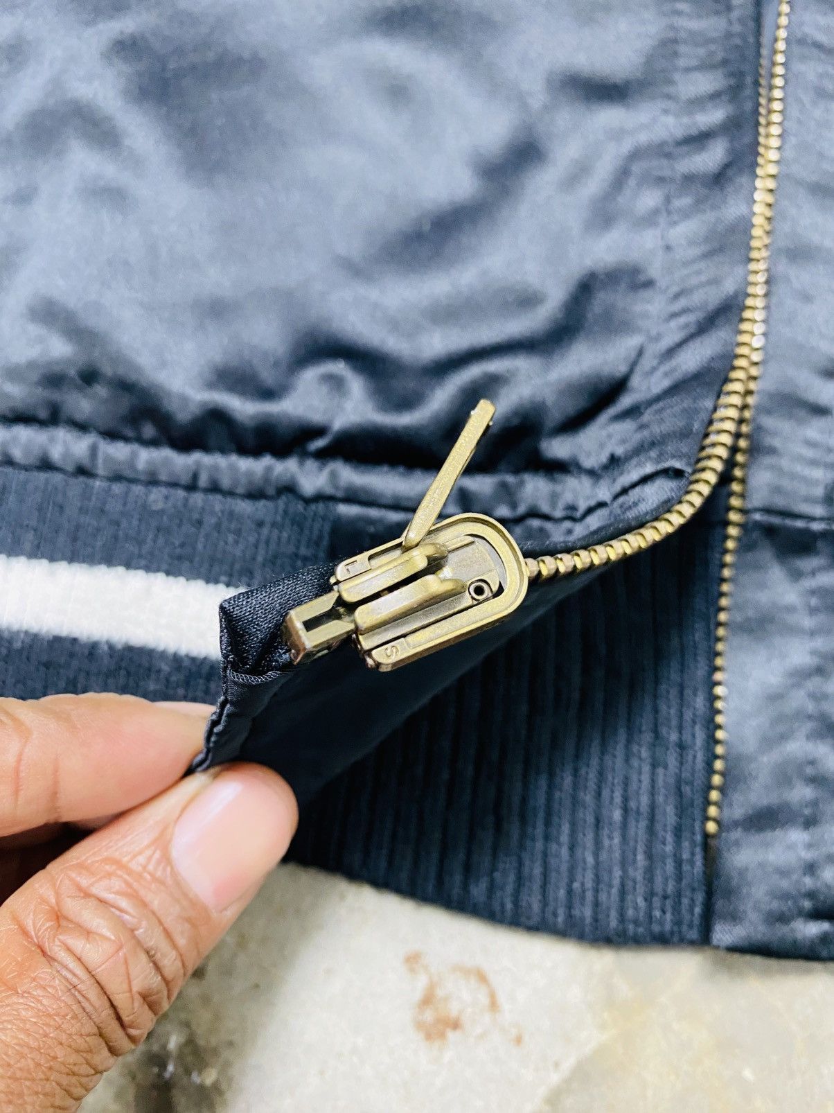 Japanese Brand Vtg Reversible Satin Bomber Jacket Sukajan Ingni Size US M / EU 48-50 / 2 - 14 Thumbnail