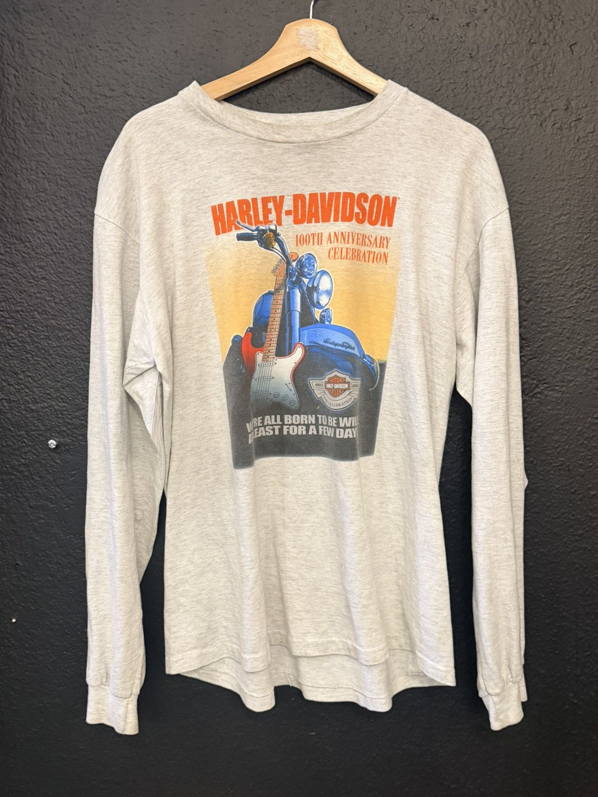 Vintage Harley davidson longsleeve Size US L / EU 52-54 / 3 - 1 Thumbnail