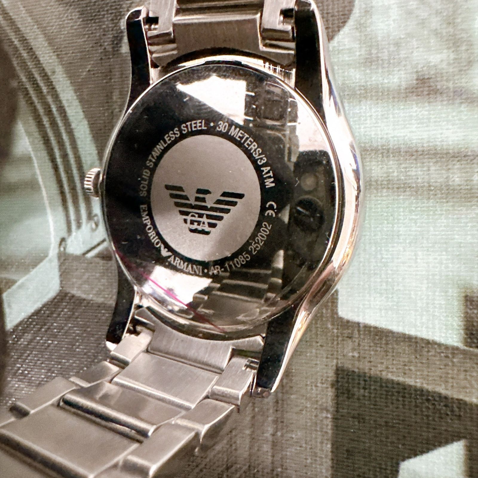 Emporio Armani Emporio Armani Valente AR11085 Men's Watch Metal Belt Size ONE SIZE - 5 Thumbnail