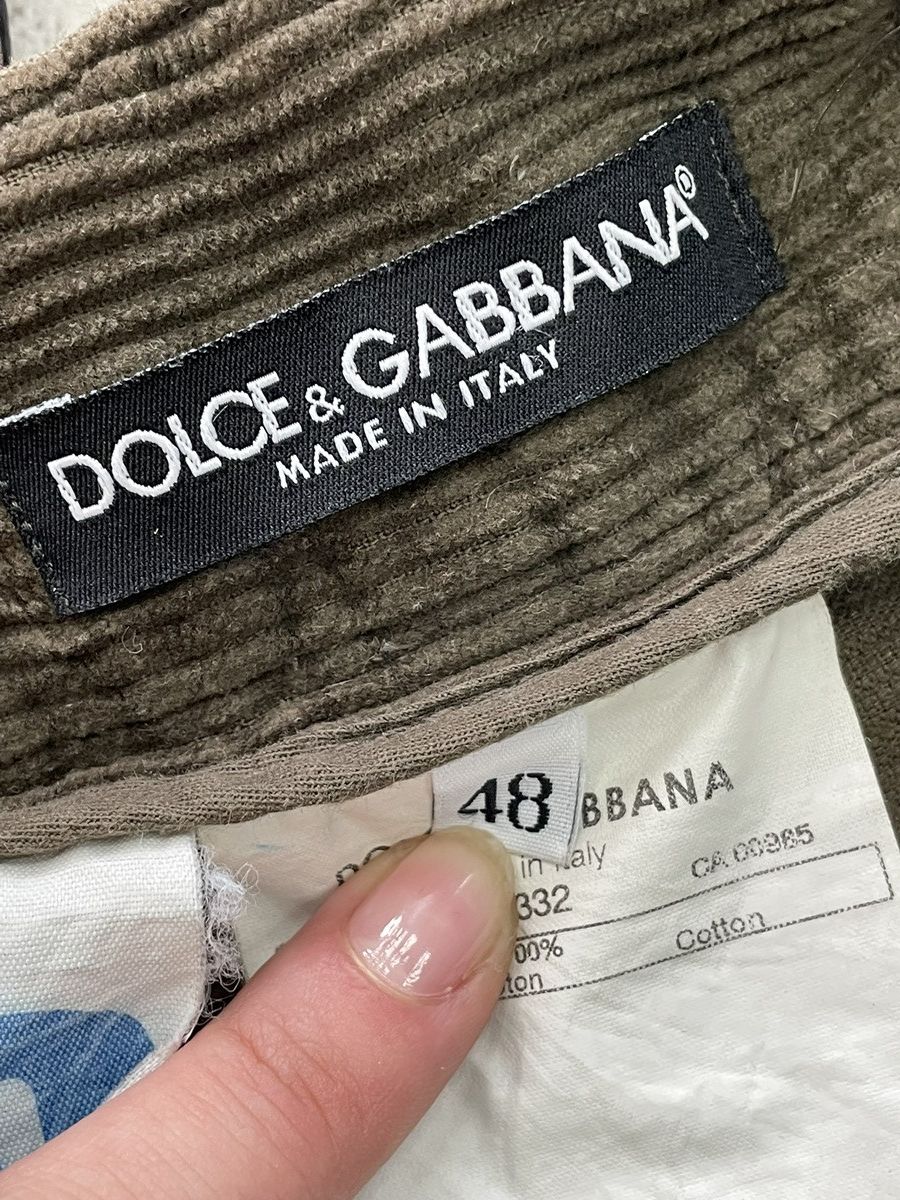 Dolce & Gabbana Dolce Gabbana corduroy velvet retro hype pants FW 2005 Size US 32 / EU 48 - 7 Thumbnail