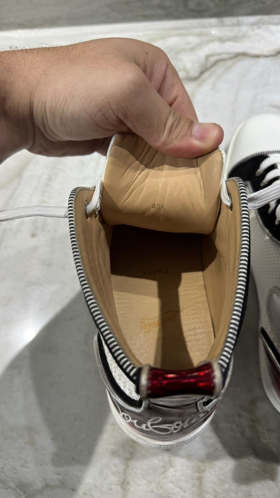 Christian Louboutin Christian Louboutin Canvas Colorblock Size US 7.5 / EU 40-41 - 4 Thumbnail