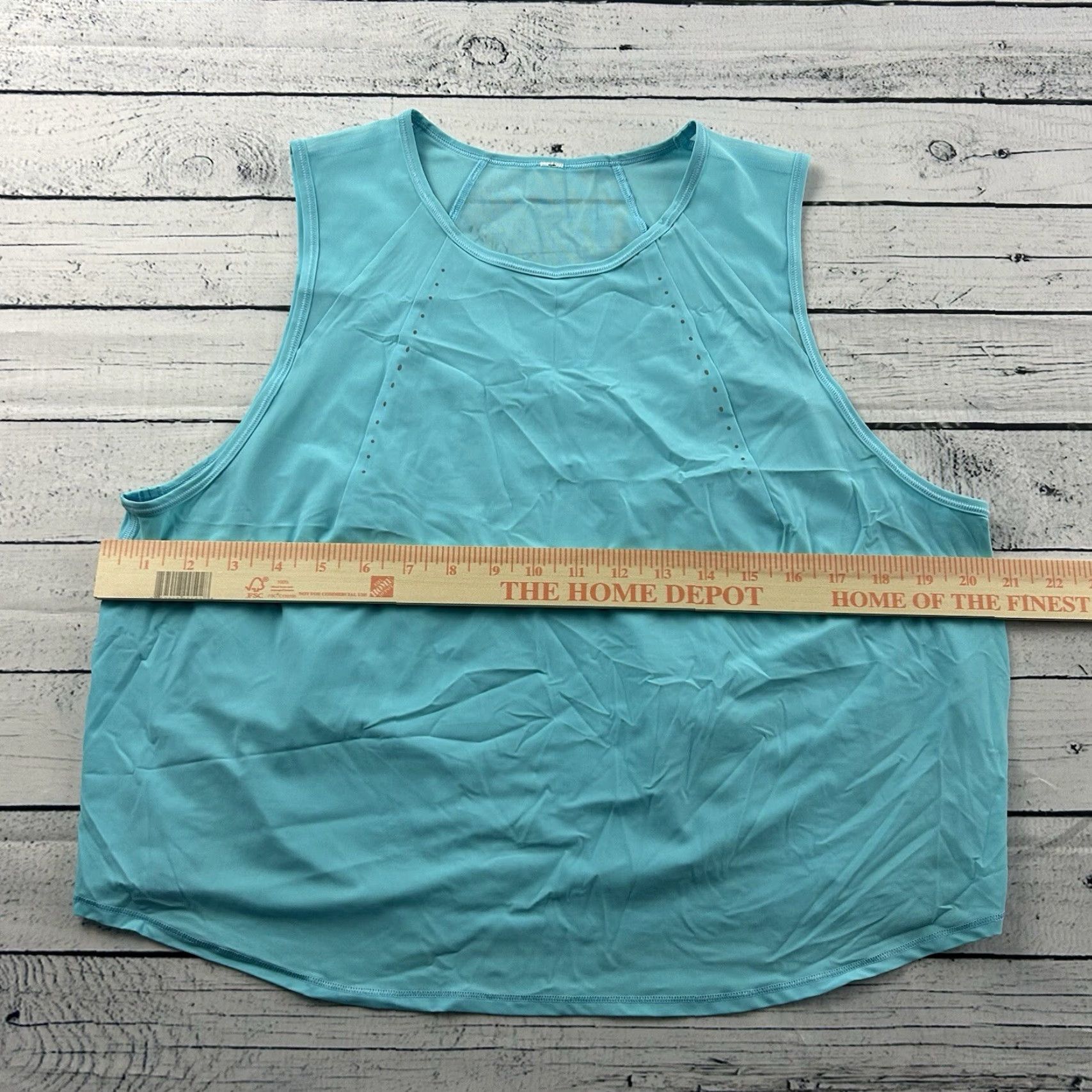 Lululemon Lululemon Sleeveless Athletic Shirt Women's 8 Blue Tank Activewear Shirt Womens 8 Blue Size M / US 6-8 / IT 42-44 - 3 Thumbnail