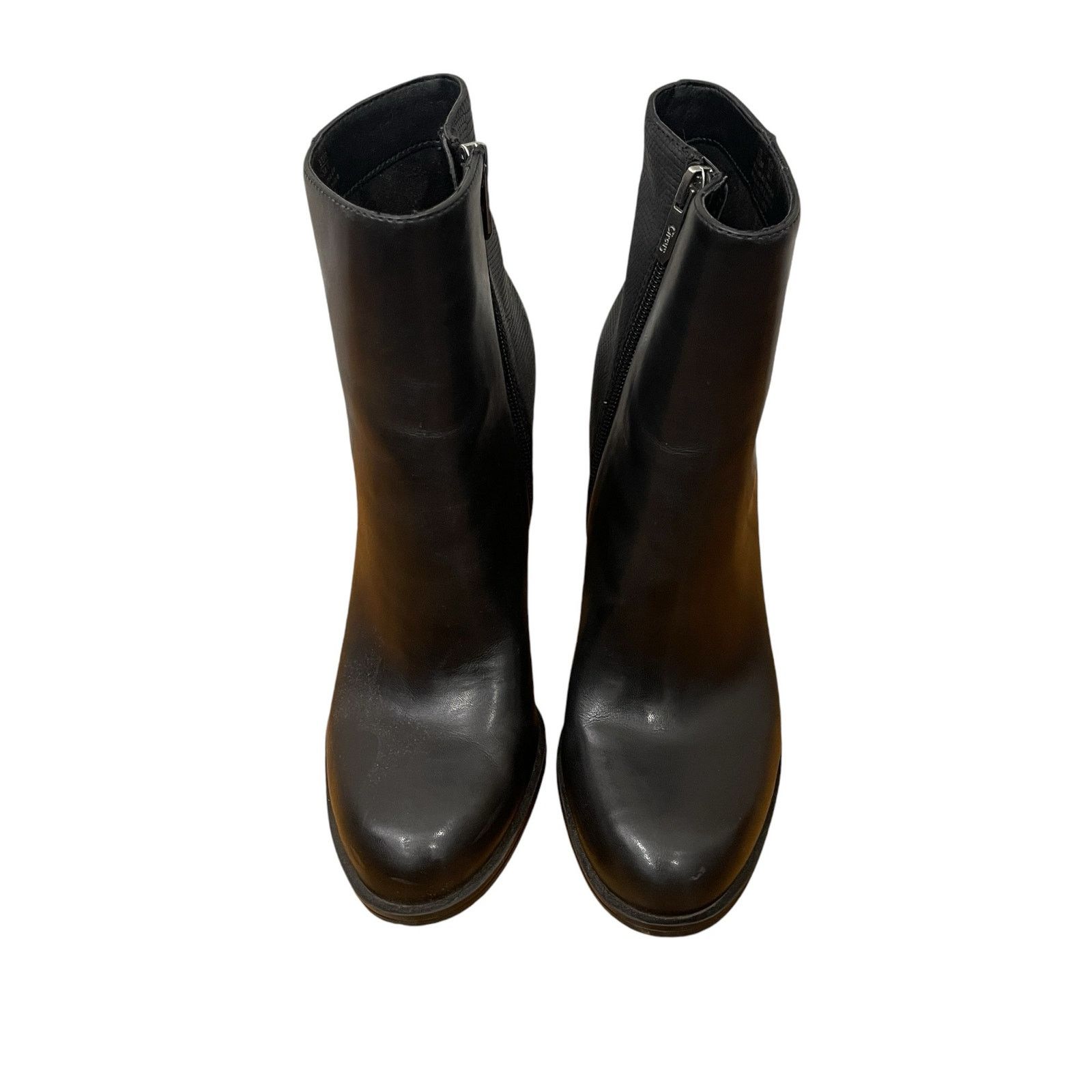 Sam Edelman Circus by Sam Edelman Black Croc Embossed Bootie Size 8.5 Size US 8.5 / IT 38.5 - 3 Thumbnail