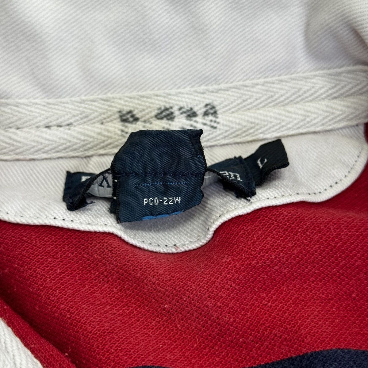 Polo Ralph Lauren Vintage Polo Ralph Lauren Striped Men Polo Shirt Size L Size US L / EU 52-54 / 3 - 11 Thumbnail