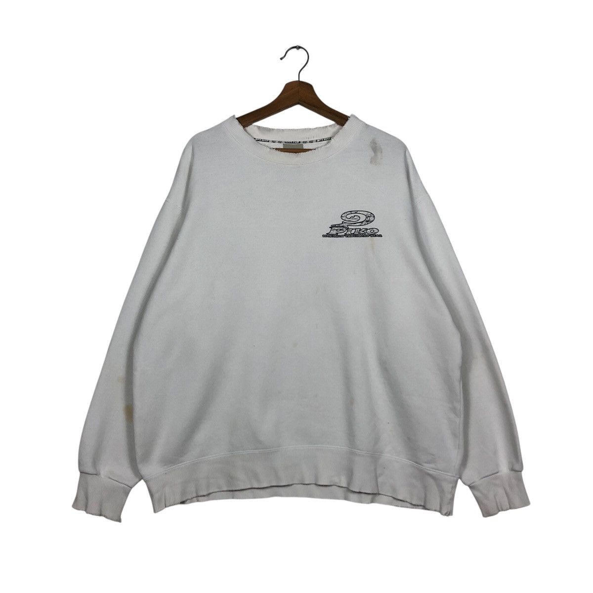 Japanese Brand × Vintage 📌Vintage Sweatshirt Crewneck Piko Hawaiian Longboard Wear Size US XL / EU 56 / 4 - 2 Thumbnail