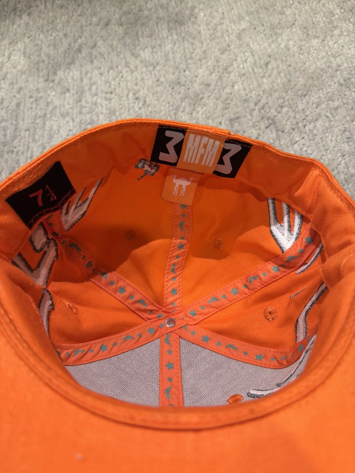 murd333r.fm Murd333r.FM Fitted Hat 7 1/4 Size ONE SIZE - 5 Thumbnail