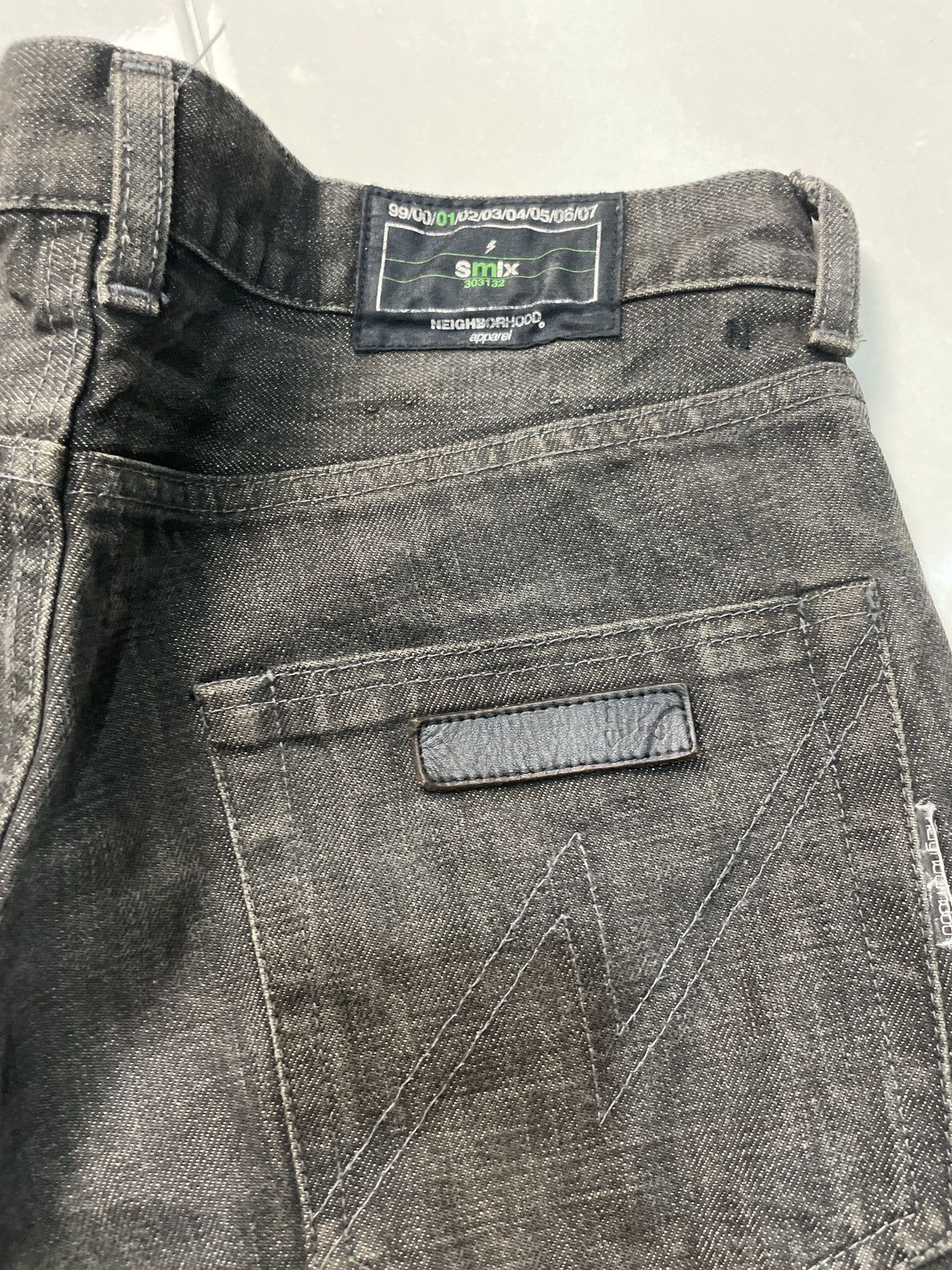 Neighborhood Vintage 2001 Neighborhood (NBHD) Smix Selvedge Denim Size US 34 / EU 50 - 11 Thumbnail