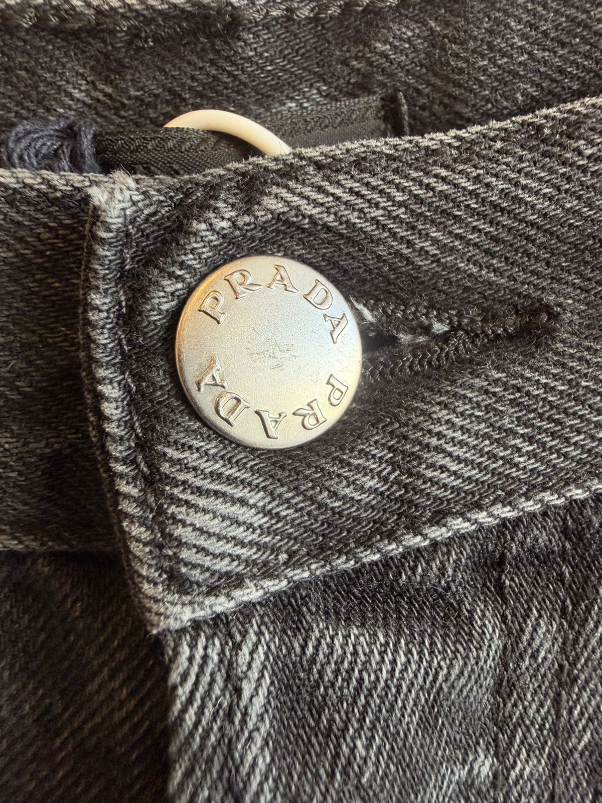 Prada Prada Five-pocket Denim Jeans Enamel Triangle Logo Size 31 Size US 31 - 3 Thumbnail